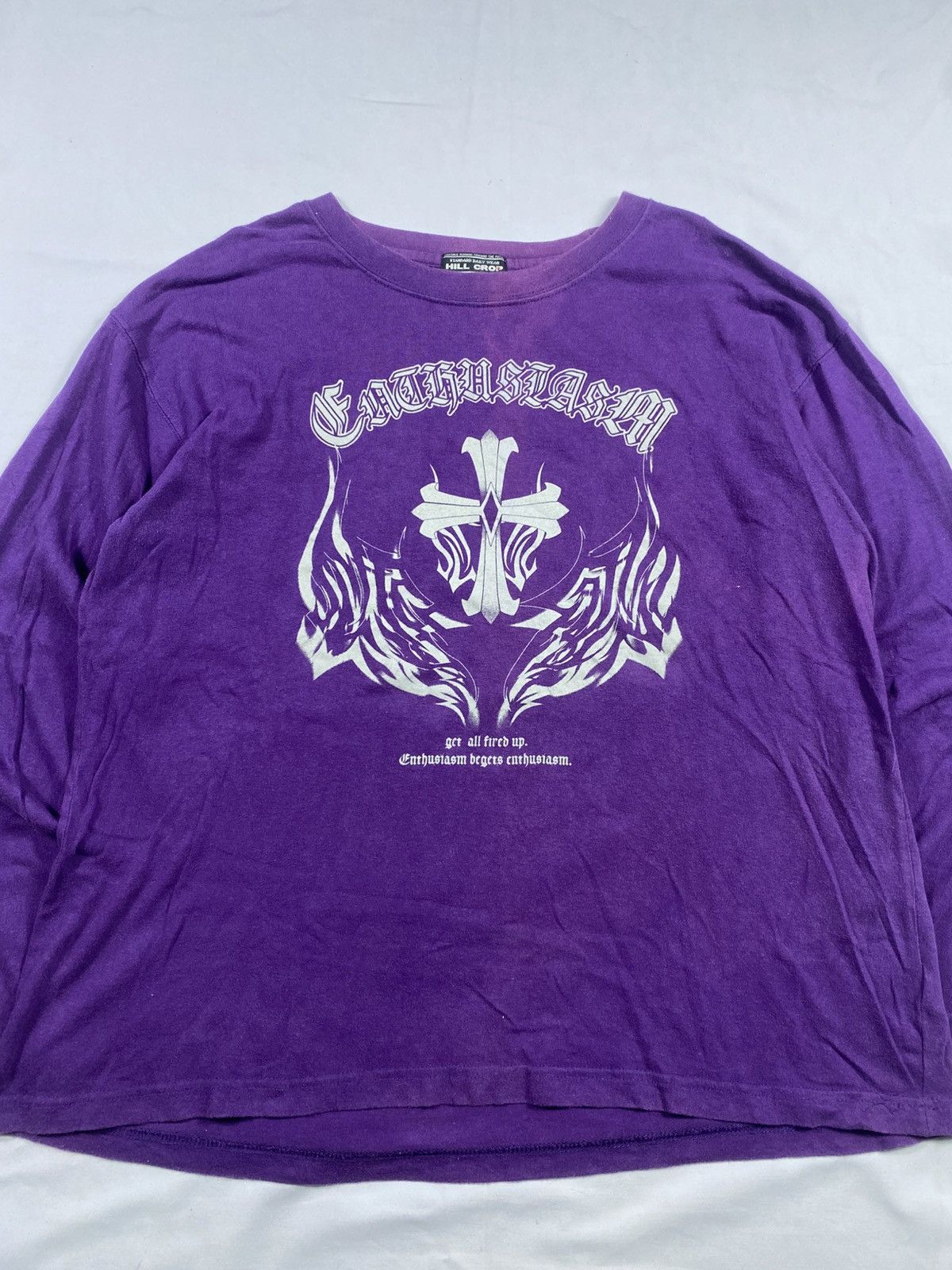 Hysteric Glamour Japanese Hill Crop Faded Cross Long Slevee Size US L / EU 52-54 / 3 - 2 Thumbnail