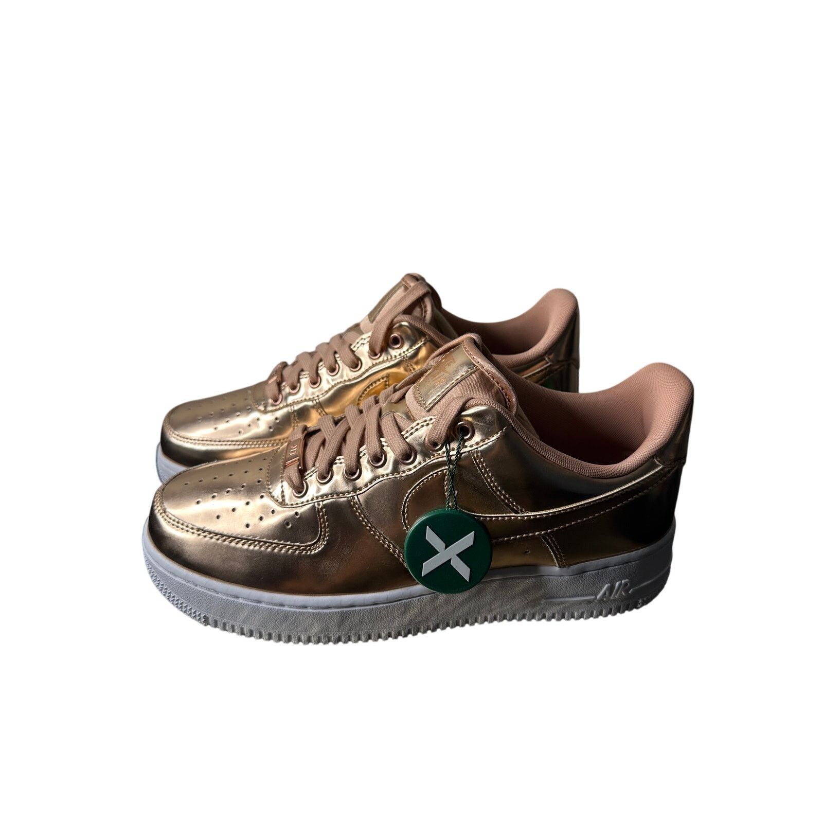 Nike Nike Air Force 1 Low Metallic Rose Gold Women Size US 9 / IT 39 - 2 Thumbnail