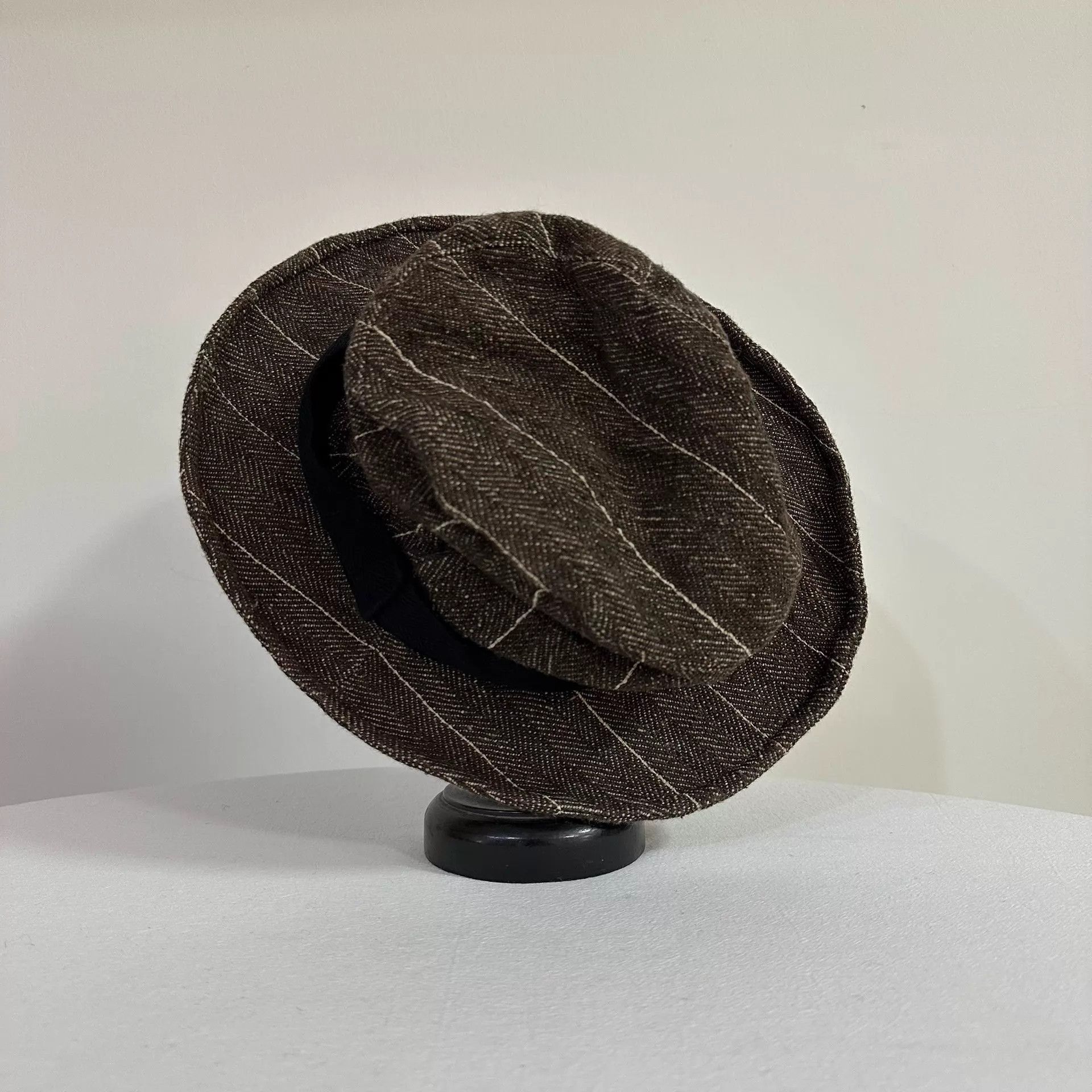 Other andrew driftwood walnut-dyed handmade bucket hat 60 Size ONE SIZE - 4 Thumbnail