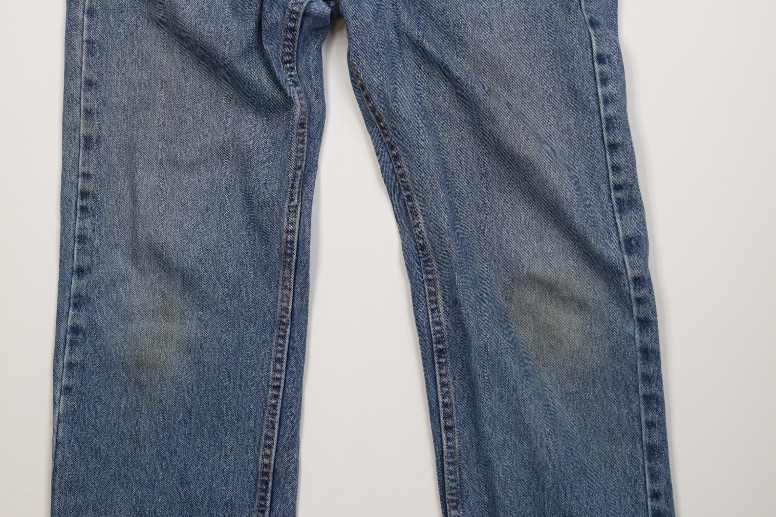 Levi's Vintage Y2K Levis 505 Regular Straight Leg Denim Jeans Blue Size US 33 - 3 Thumbnail