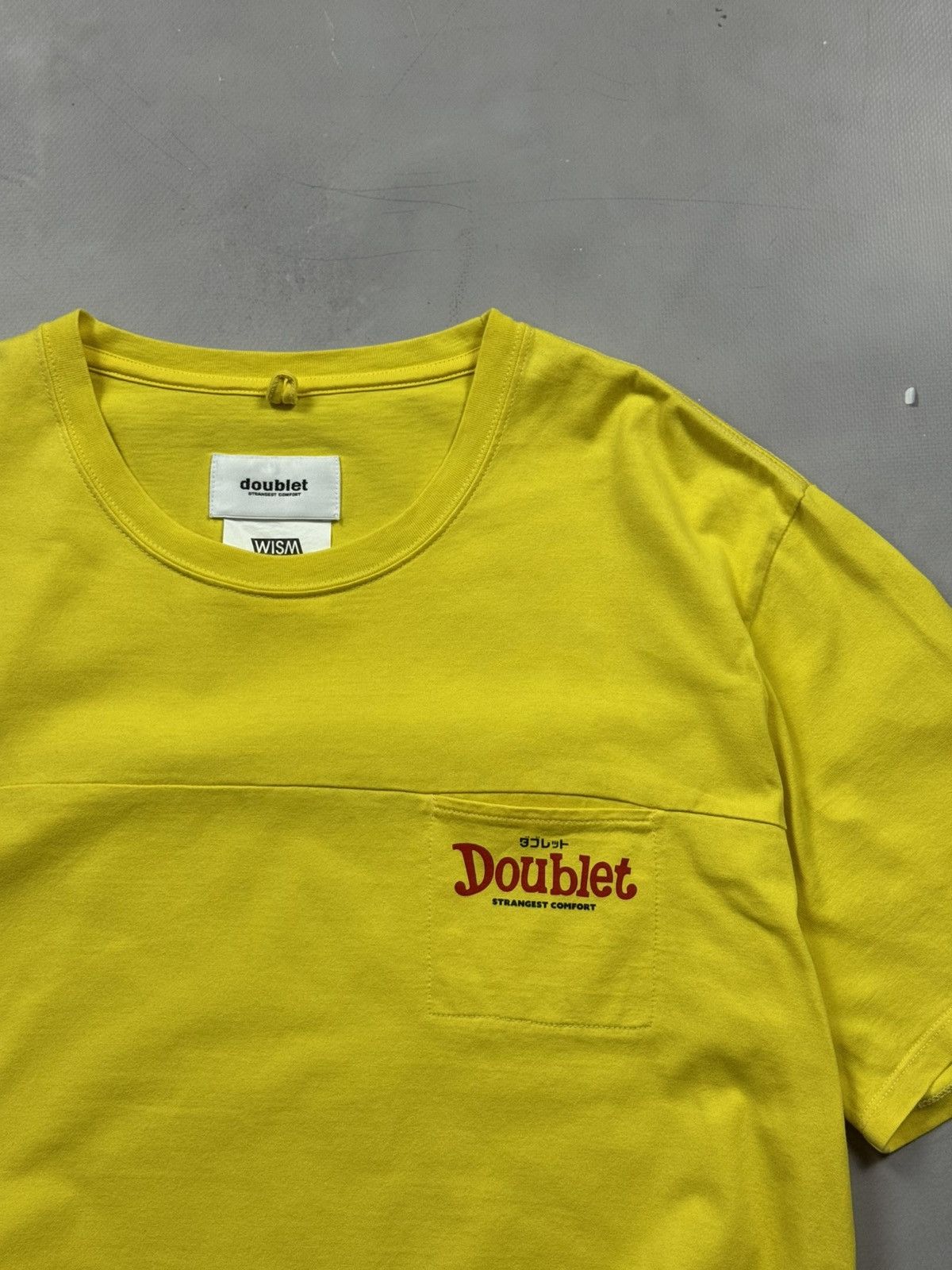 Doublet Aw20 Doublet Fami Tee(Yellow/Boxy L) Size US L / EU 52-54 / 3 - 3 Thumbnail