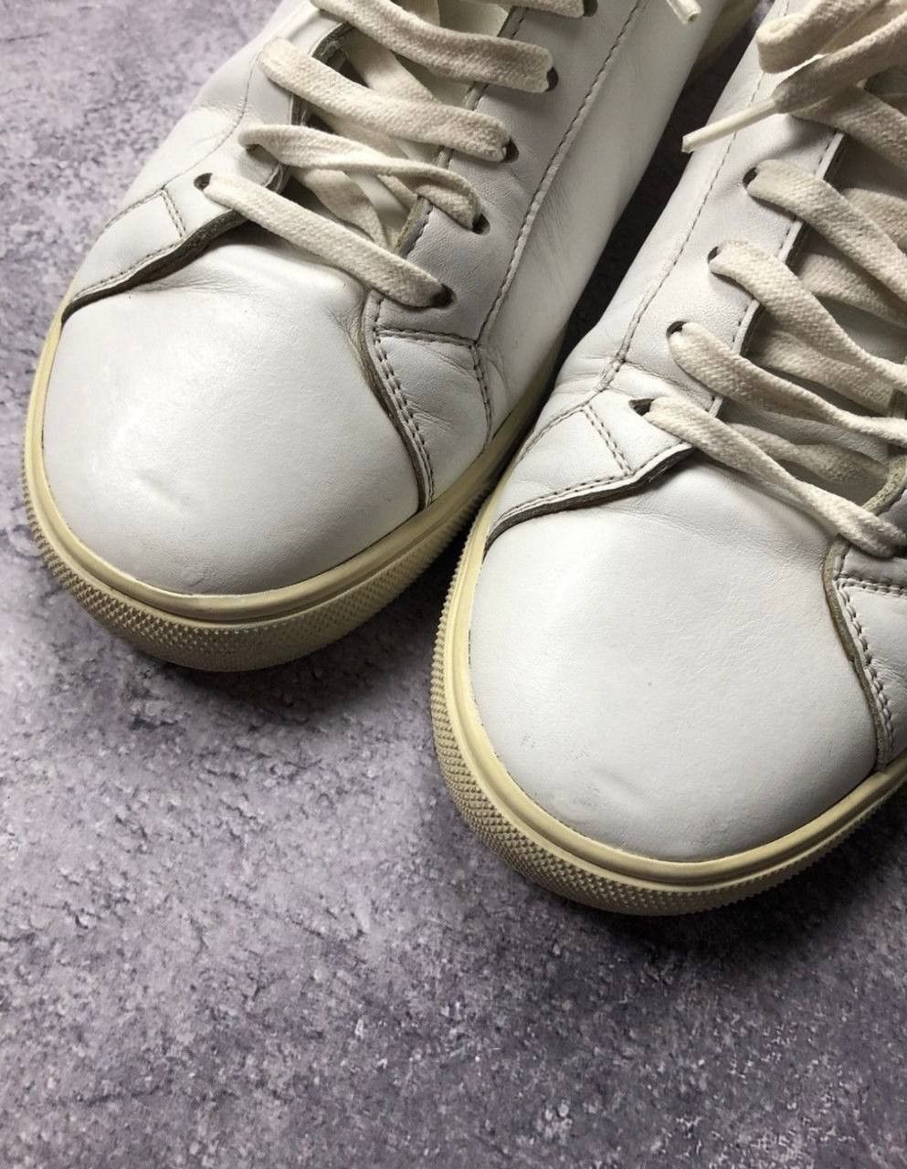 Saint Laurent Paris Saint Laurent White Leather Sneakers Luxury Size US 6 / EU 39 - 5 Thumbnail