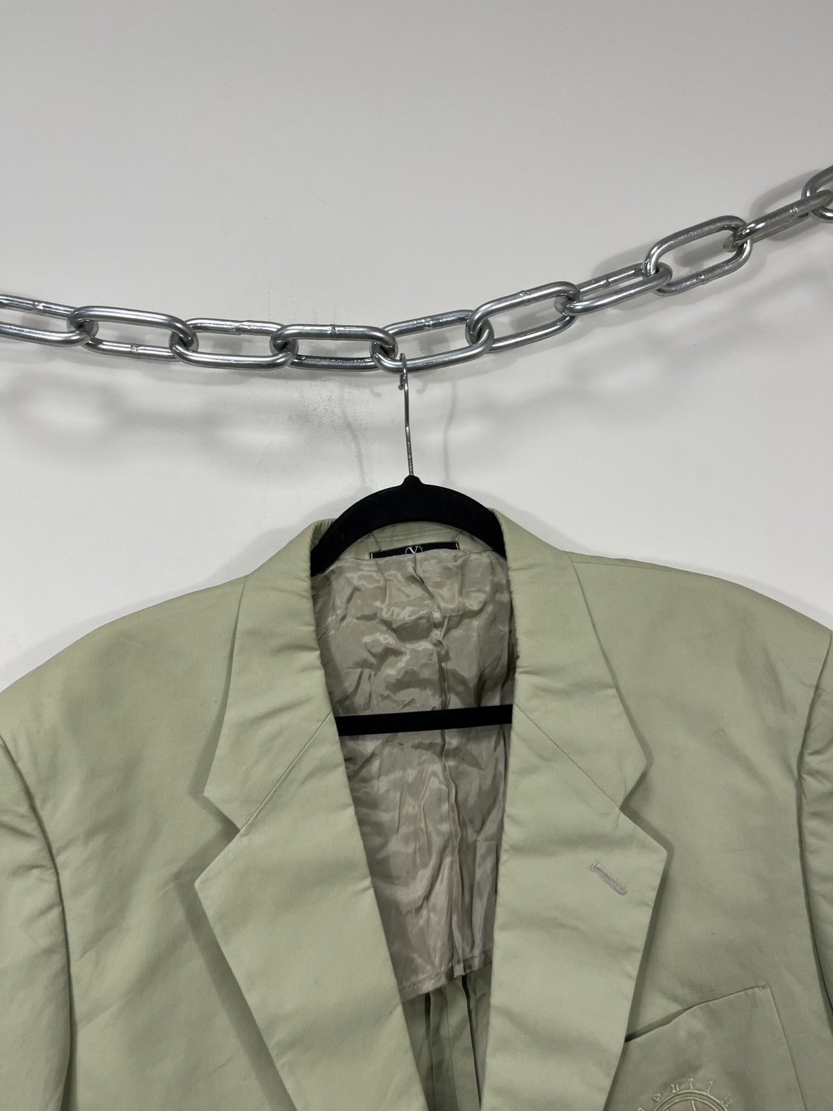 Valentino Vintage Valentino Pocket Logo Rare Luxury Blazer Jacket Size 44R - 6 Thumbnail