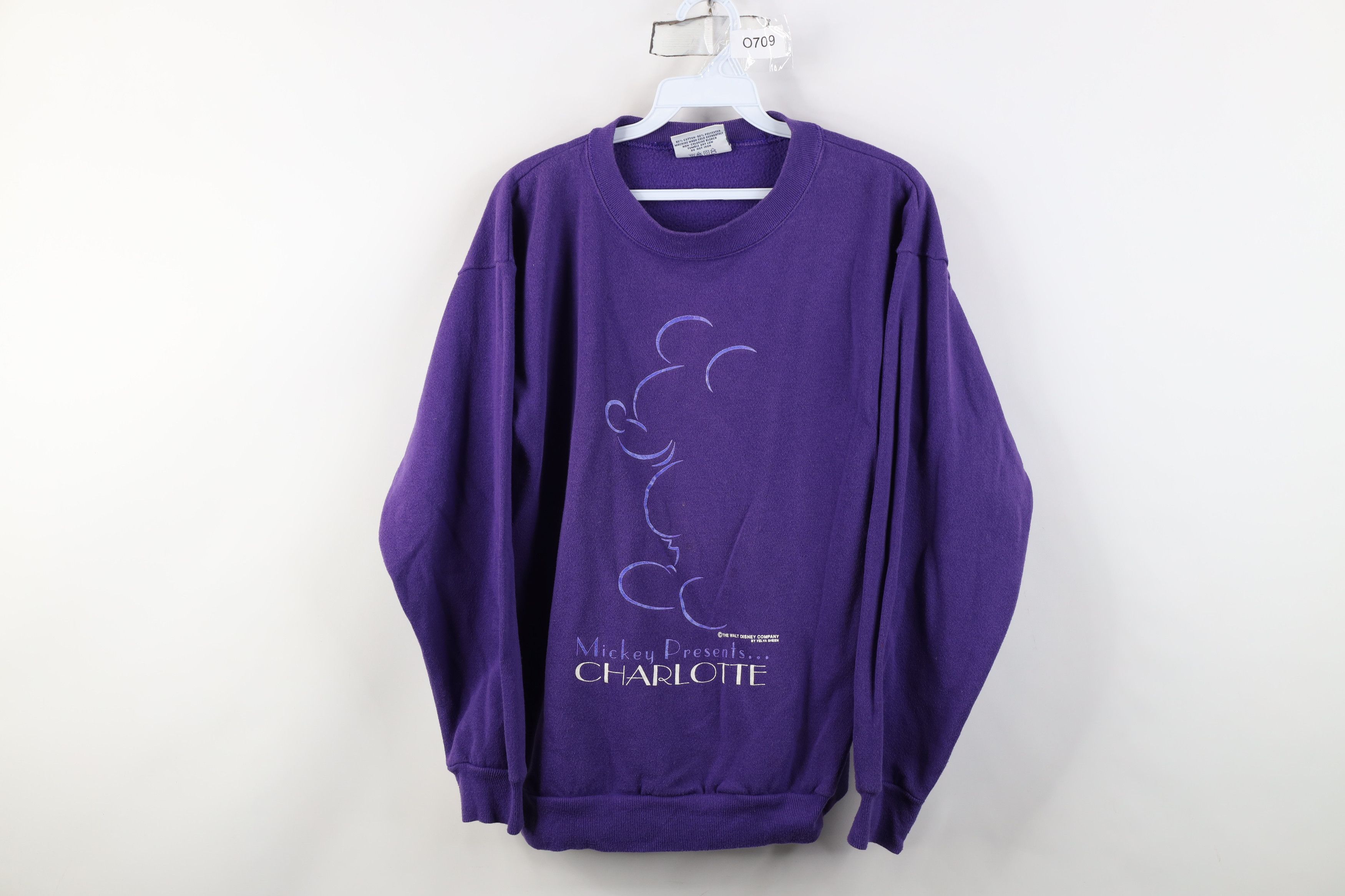 Disney Vintage 80s 90s Disney Mickey Mouse Presents Play Sweatshirt Size L / US 10 / IT 46 - 1 Thumbnail