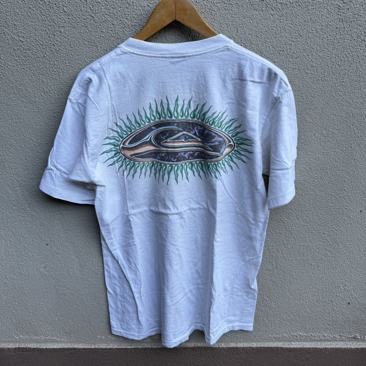 Quiksilver Vintage 90s QUIKSILVER usa tee old logo skate surf Size US M / EU 48-50 / 2 - 1 Thumbnail