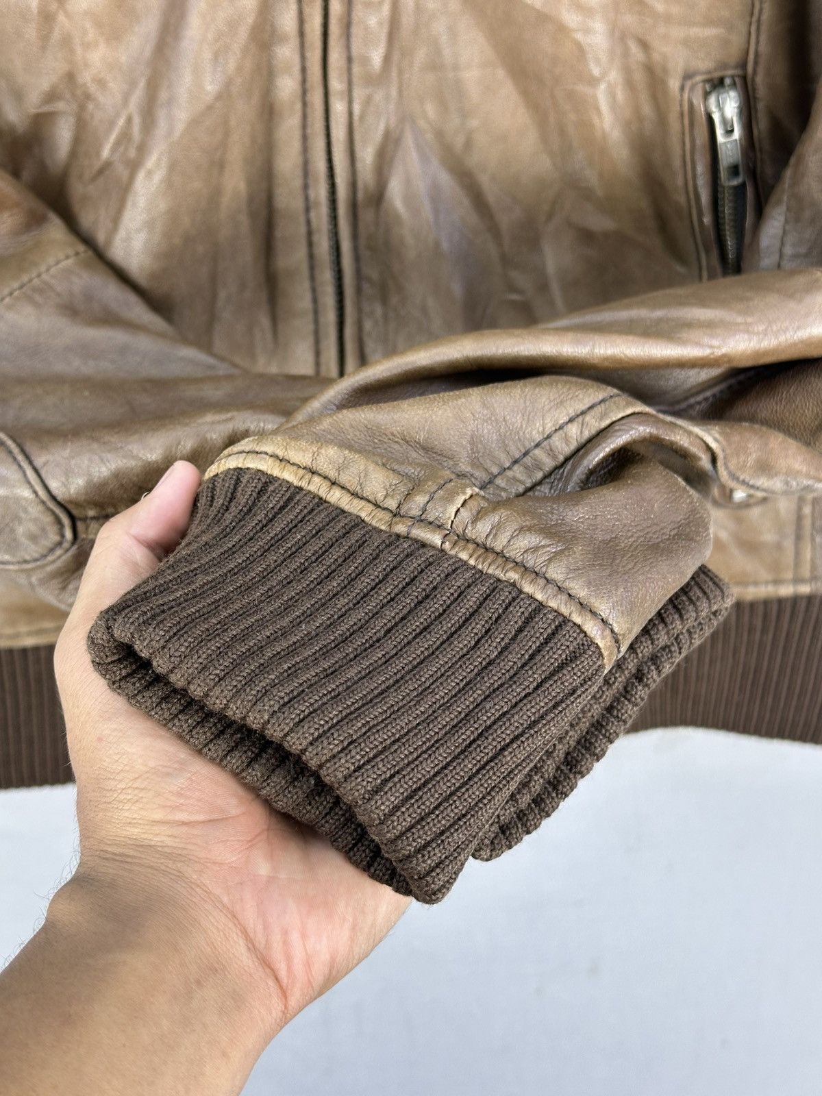 Journal Standard Journal Standard Sheep Skin Leather Jacket Size US S / EU 44-46 / 1 - 9 Thumbnail