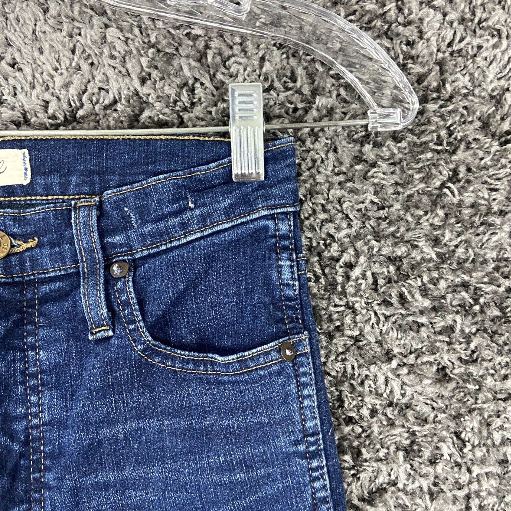 Madewell Madewell High-Rise Skinny Blue Jeans Womens 24 Size 42" / US 20 - 3 Thumbnail