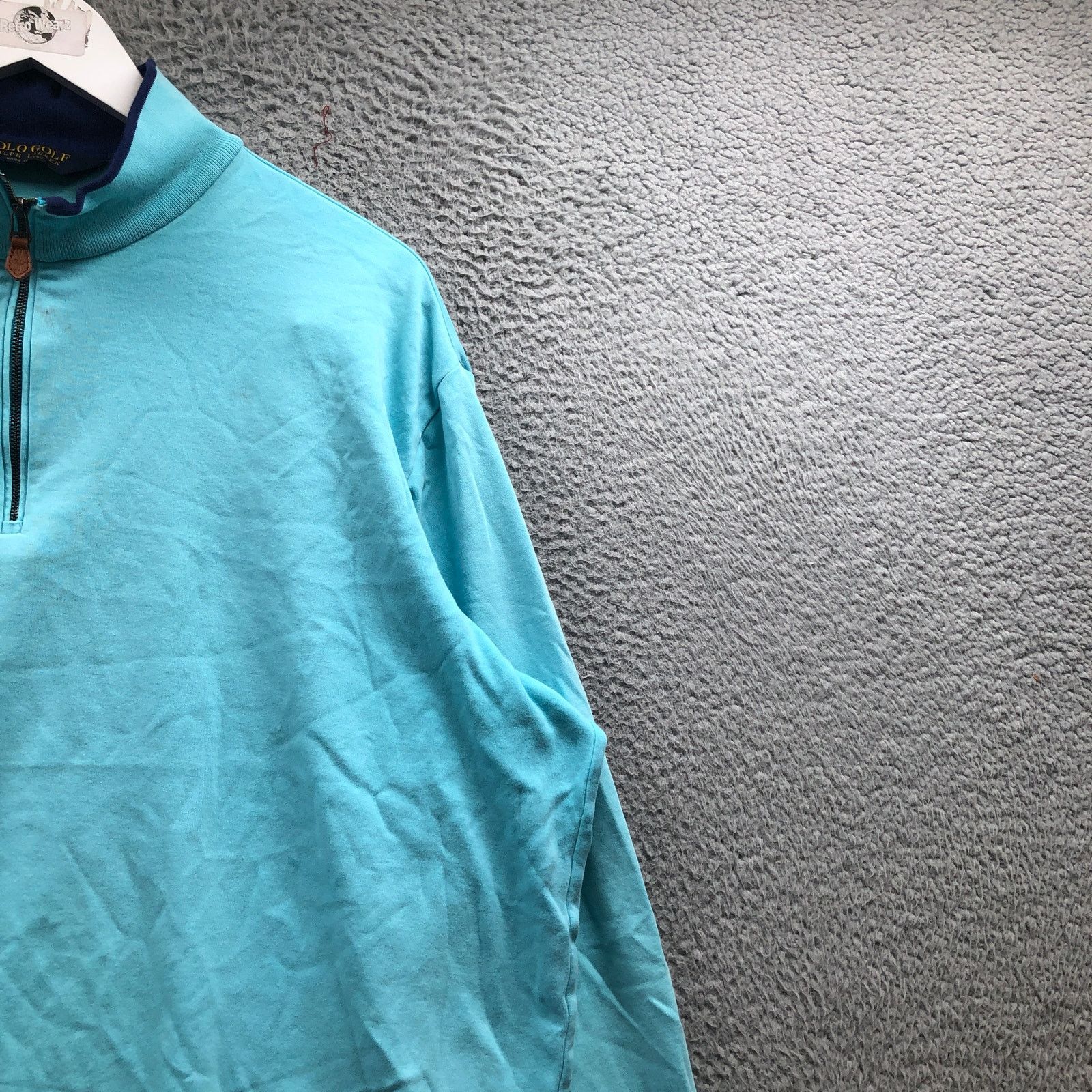 Polo Ralph Lauren Polo Golf Ralph Lauren 1/4 Zip Sweater Pullover Mens XL Blue Size US XL / EU 56 / 4 - 9 Thumbnail