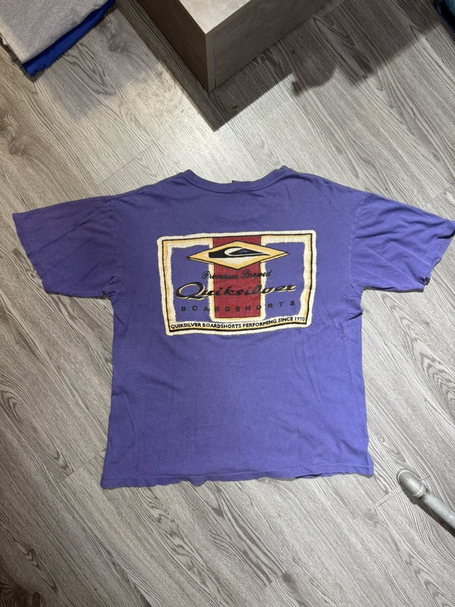 Quiksilver 90’s QUICKSILVER RARE CENTRAL LOGO JAPANESE RETRO TSHIRT TEE Size US XL / EU 56 / 4 - 1 Thumbnail