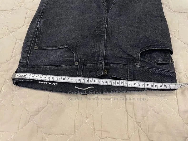 Saint Laurent Paris Saint Laurent D24 Black Denim Jeans. Size US 31 - 2 Thumbnail