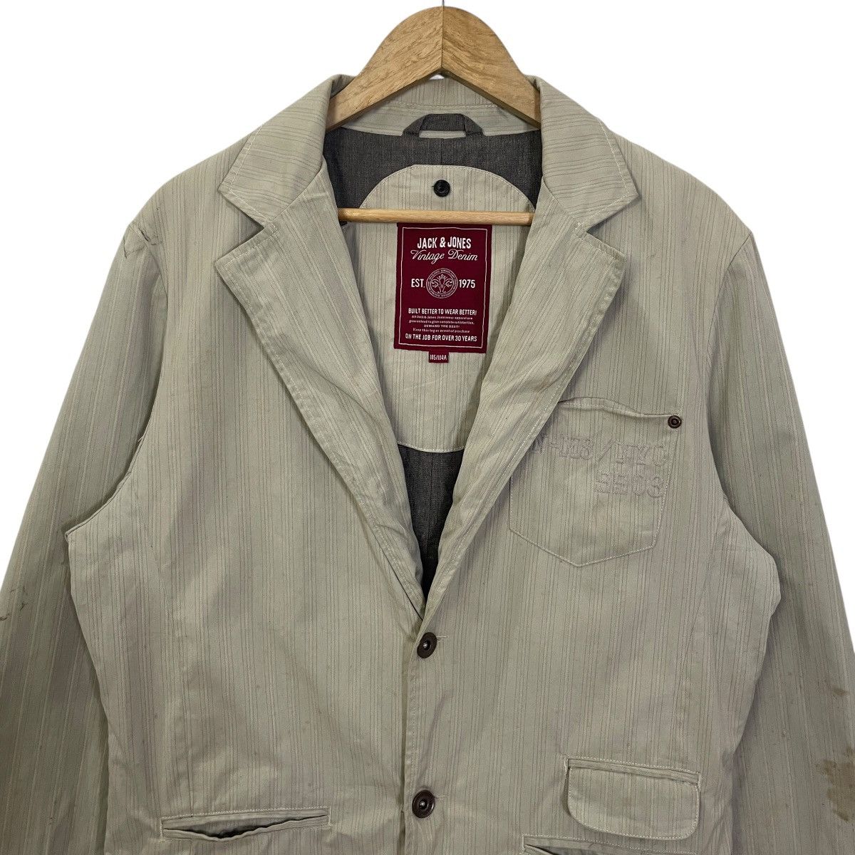 Jack & Jones Vintage Jack & Jones Spell Out Logo Jacket Size US M / EU 48-50 / 2 - 8 Thumbnail
