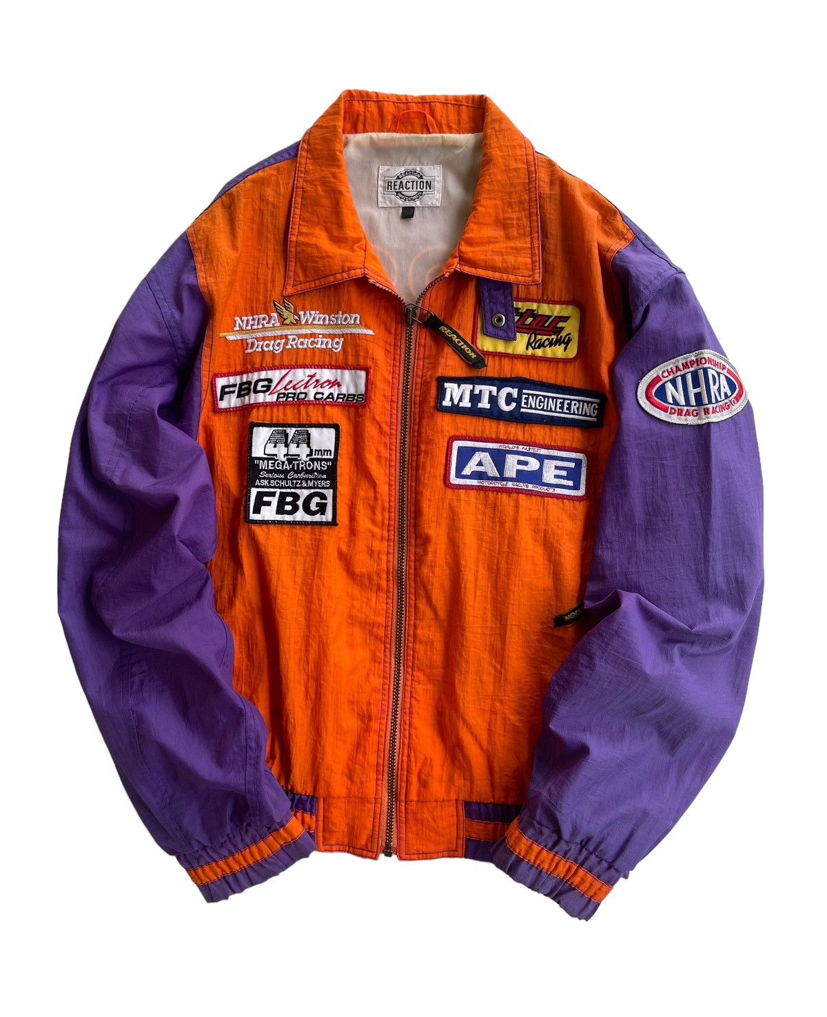 Kadoya Vintage Reaction NHRA Winston APE Motorcycle Racing Jacket Size US L / EU 52-54 / 3 - 2 Thumbnail