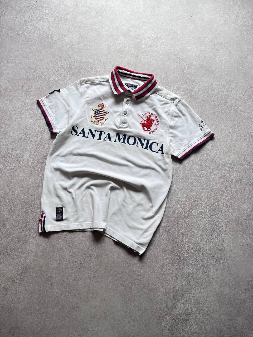 Vintage Vintage Polo Santa Monica Club Shirt M Size US M / EU 48-50 / 2 - 2 Thumbnail