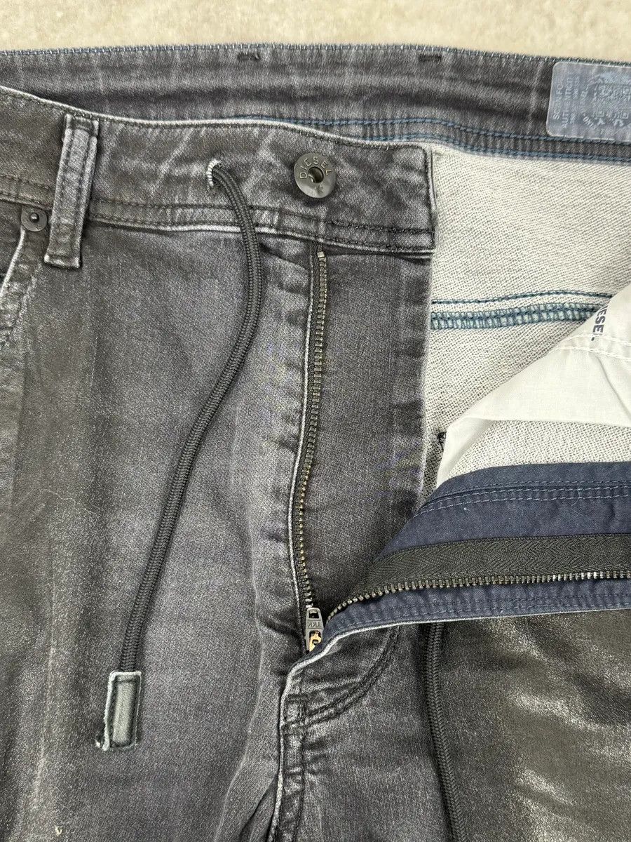 Diesel Diesel Black Gold Grey Distressed Denim Jeans Size US 30 / EU 46 - 11 Thumbnail