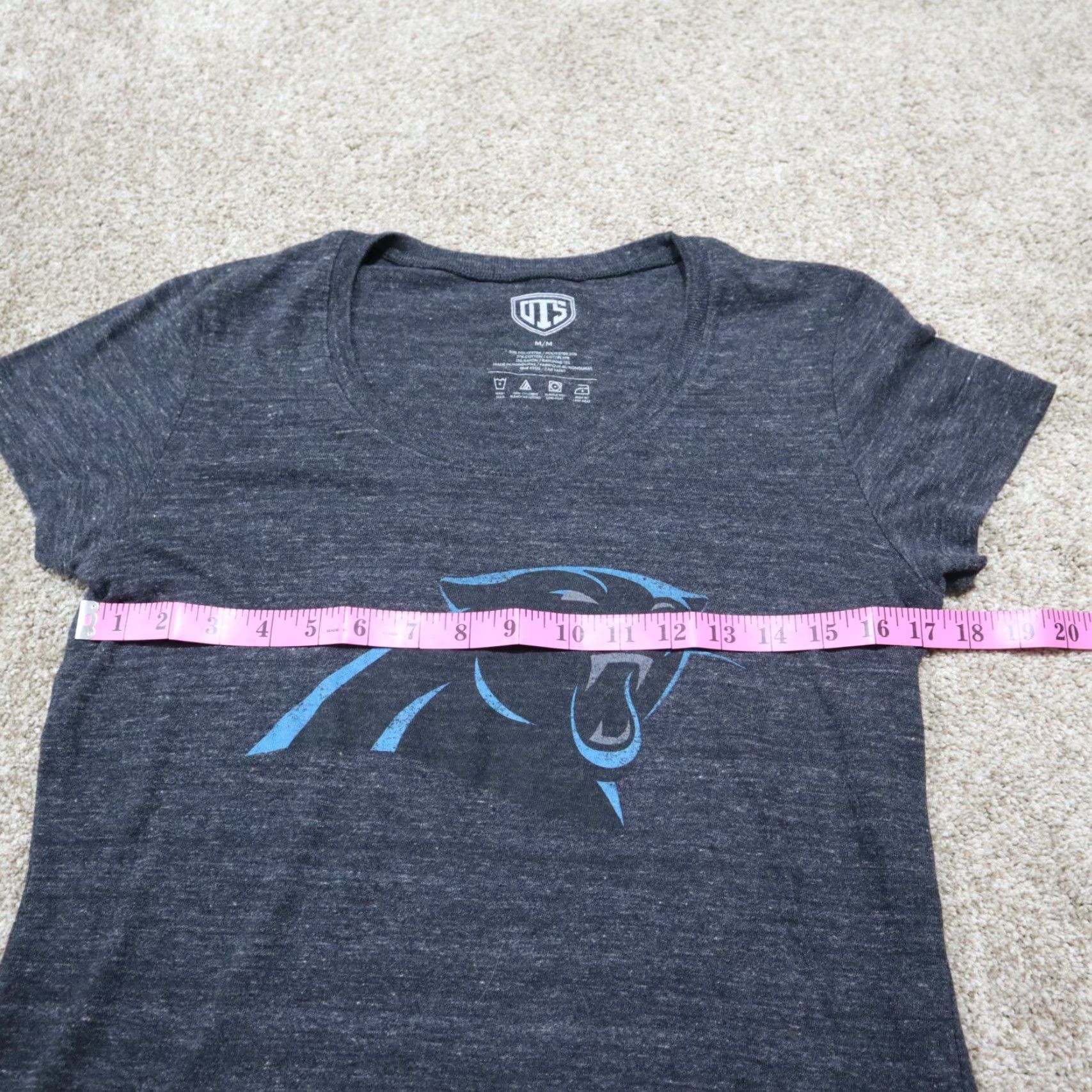 Old Navy Old Navy T-Shirt Shirt Adult Mens M Gray Carolina Panthers Football Tiger Graphic Solid Short Sleeve Tee Size M / US 6-8 / IT 42-44 - 4 Thumbnail
