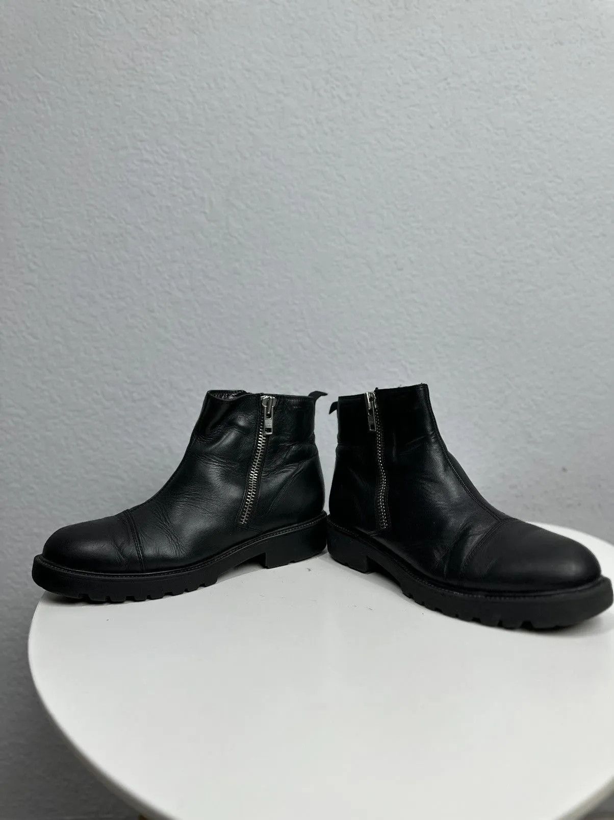 Vagabond Leather Boots Vintsge Hight A.S 98 Rick Owens Style Size US 8.5 / EU 41-42 - 8 Thumbnail