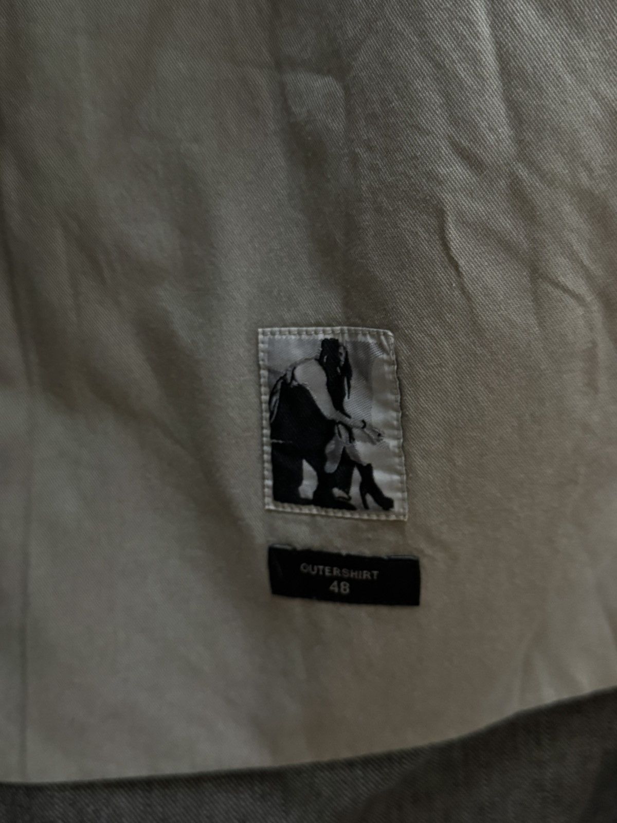 Rick Owens Rick Owens fw23 Luxor mainline runway distressed outershirt Size US L / EU 52-54 / 3 - 4 Thumbnail