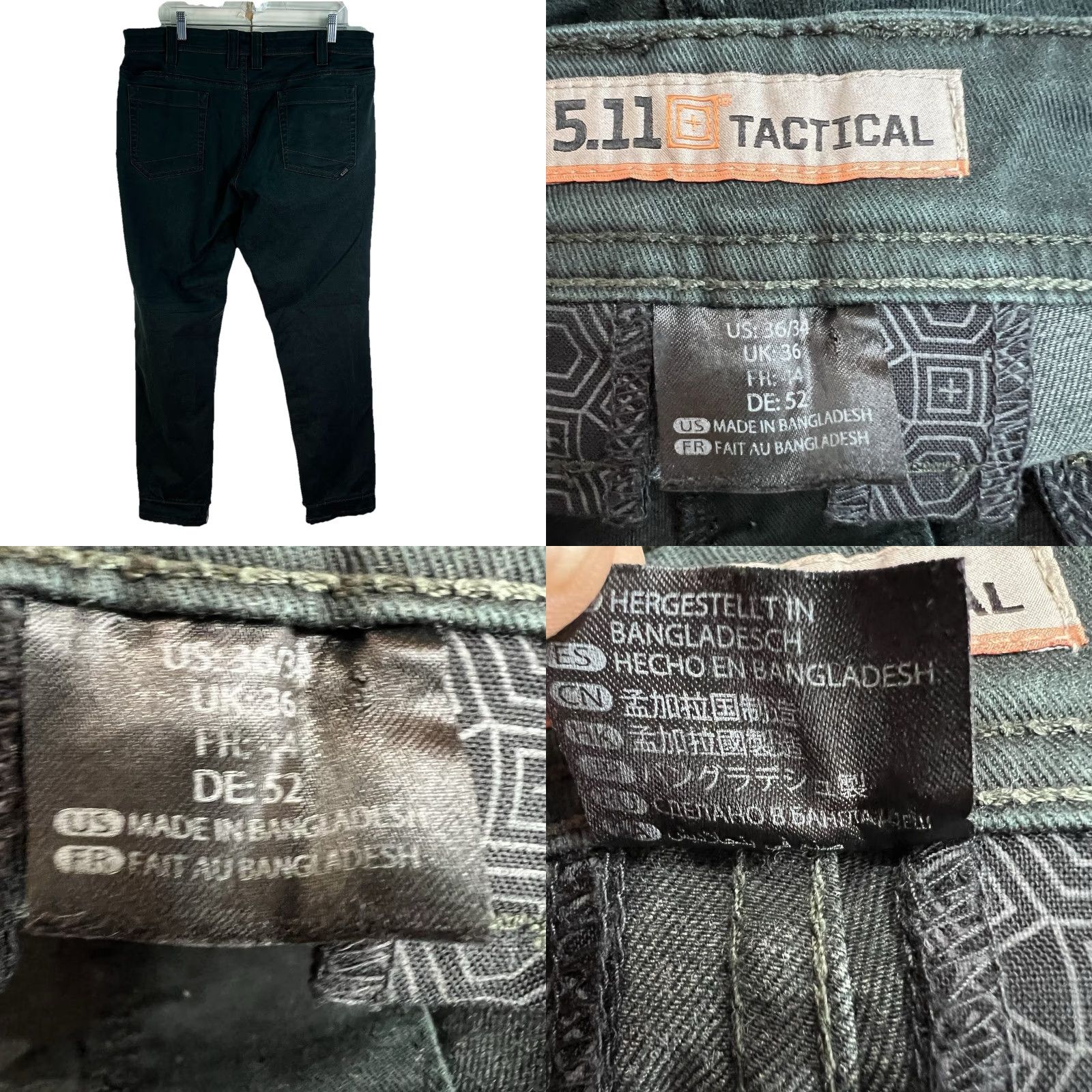 Vintage 5.11 Tactical Cargo Pants Men’s Size 36 X34 Black Tie Hem Pants Men Size US 36 / EU 52 - 8 Thumbnail