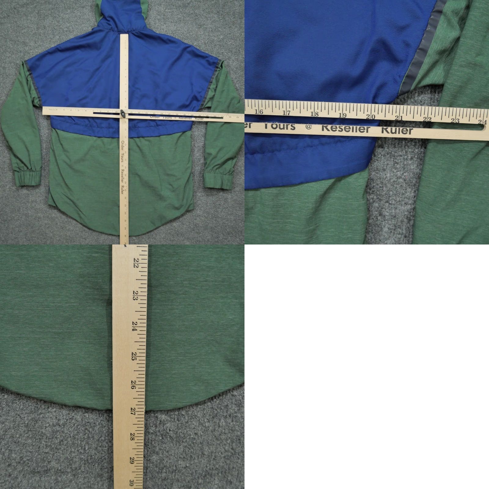 Nike Nike Jacket Womens Medium Green Blue Track Hooded Windbreaker Full Zip Size M / US 6-8 / IT 42-44 - 9 Thumbnail