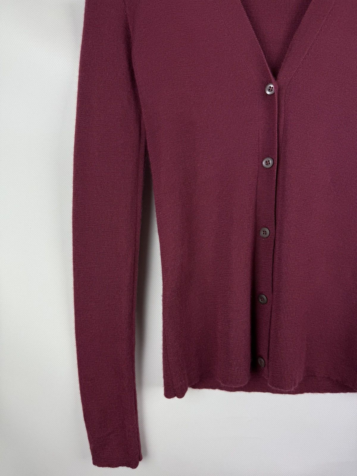 Prada Prada Ladies Cashmere Silk Long Sleeve Cardigan Sweater Size S / US 4 / IT 40 - 7 Thumbnail