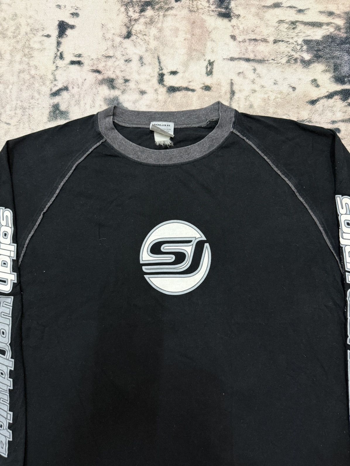Vintage Vintage Soljah Worldwide Spellout Longsleeve Tshirt Size US S / EU 44-46 / 1 - 4 Thumbnail