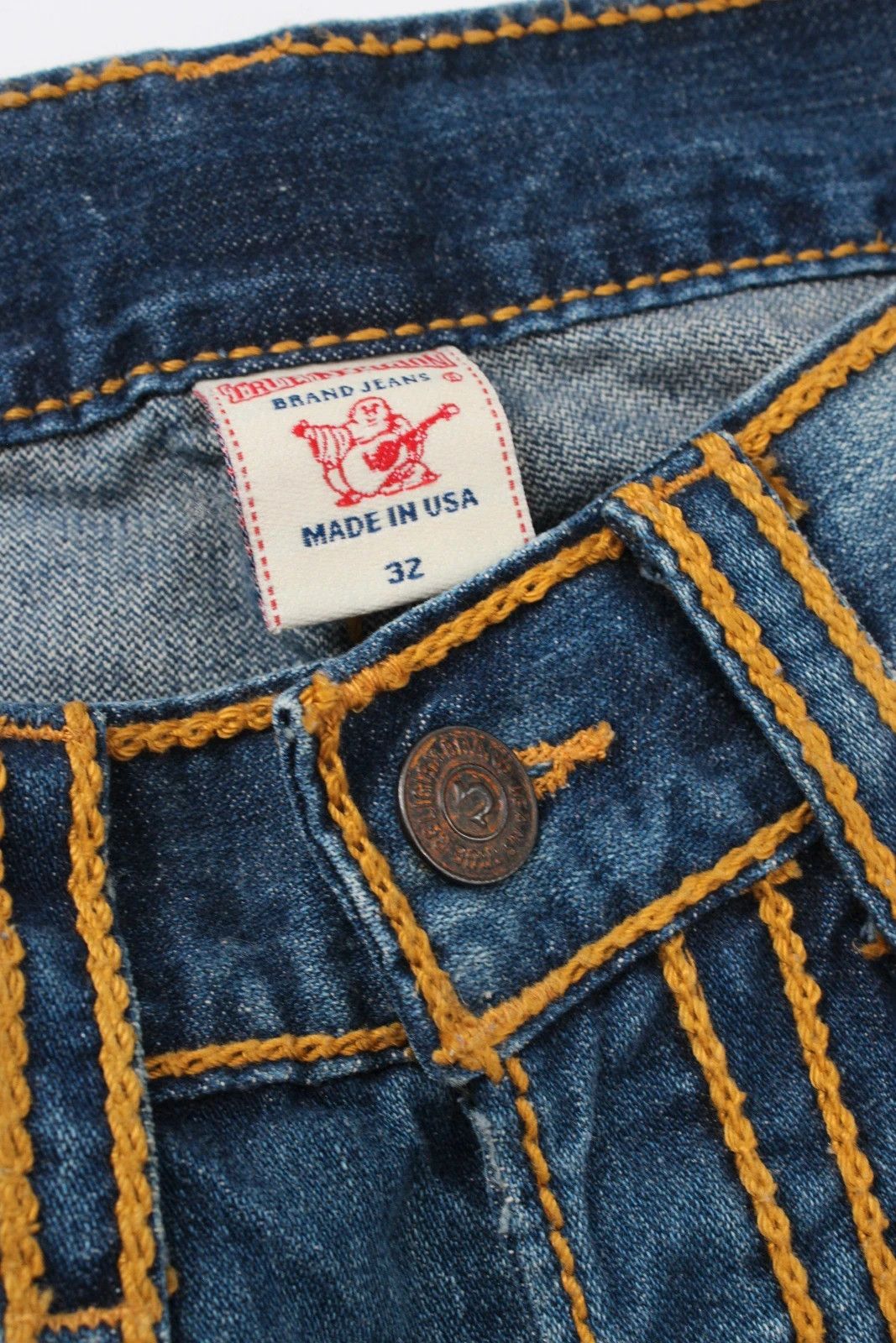 True Religion Loose Jeans Sematary Baggy Drip Budda Drain truey Size US 32 / EU 48 - 5 Thumbnail