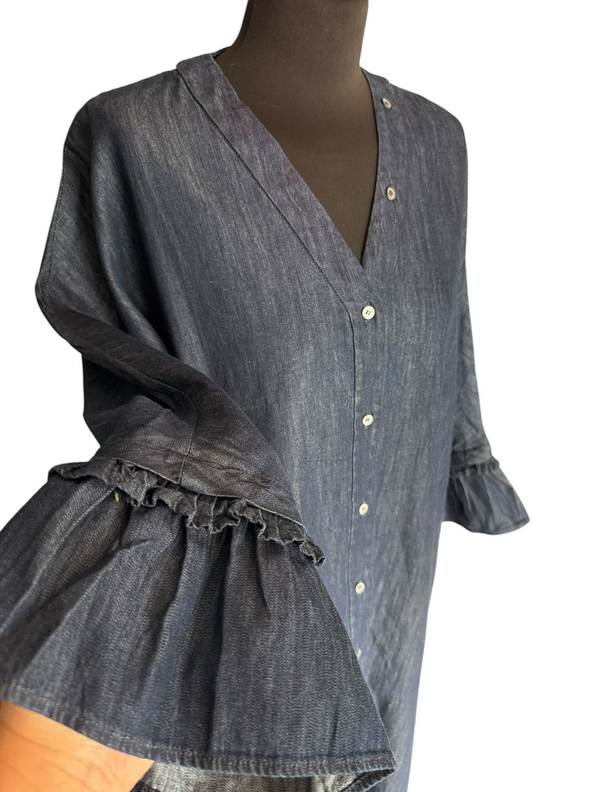 Max Mara Dress Max Mara 100% Cotton Size XXL / US 16-18 / IT 52-54 - 7 Thumbnail
