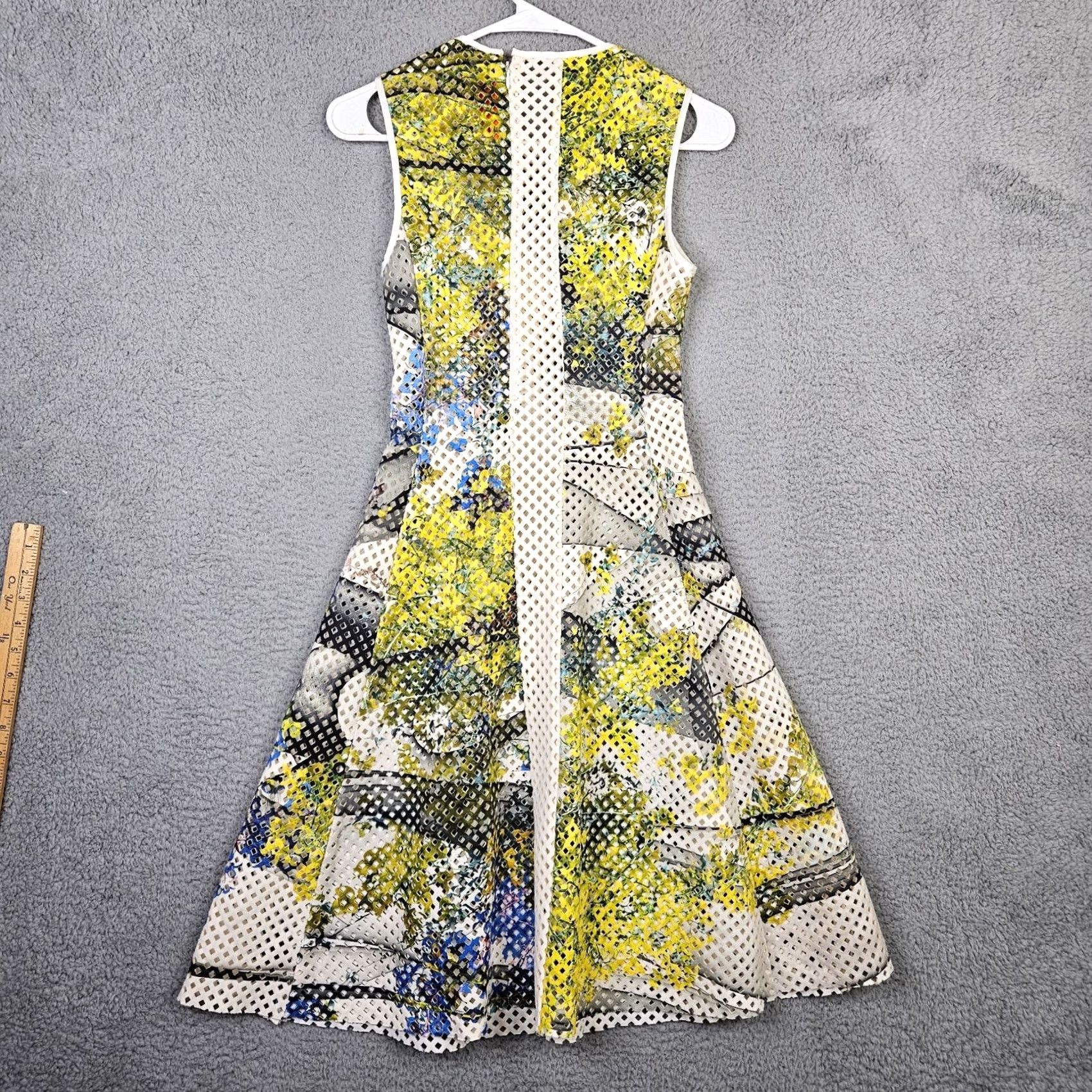 Clover Canyon CLOVER CANYON Women's Space Garden Print Perforated Neoprene Dress XS Size XS / US 0-2 / IT 36-38 - 3 Thumbnail