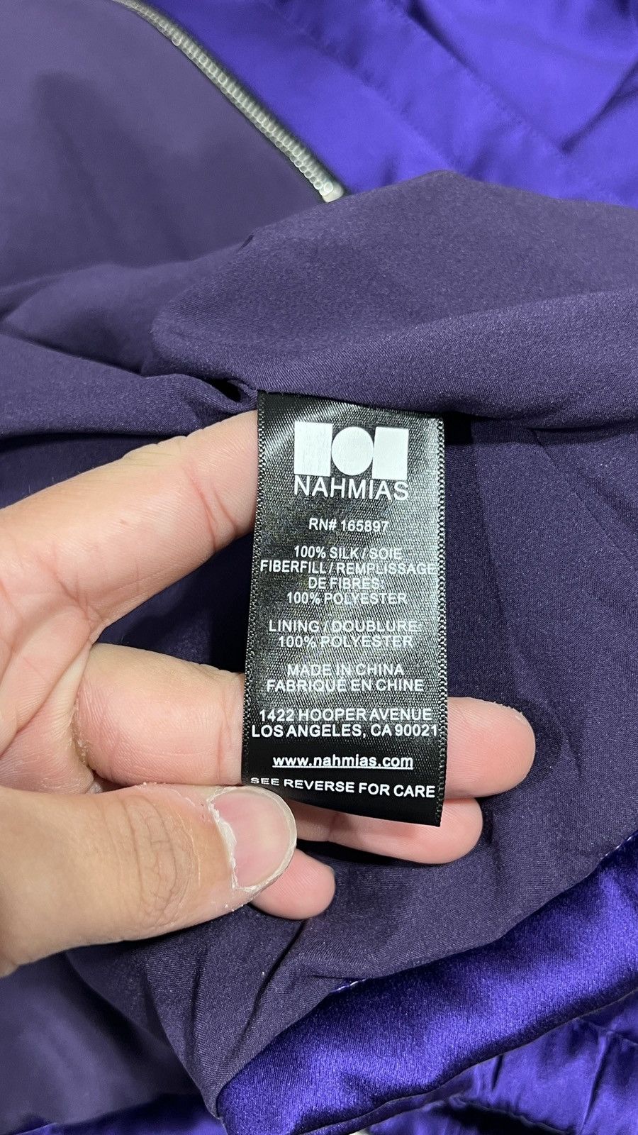Nahmias Nahmias Purple Light Jacket Size US XL / EU 56 / 4 - 8 Thumbnail