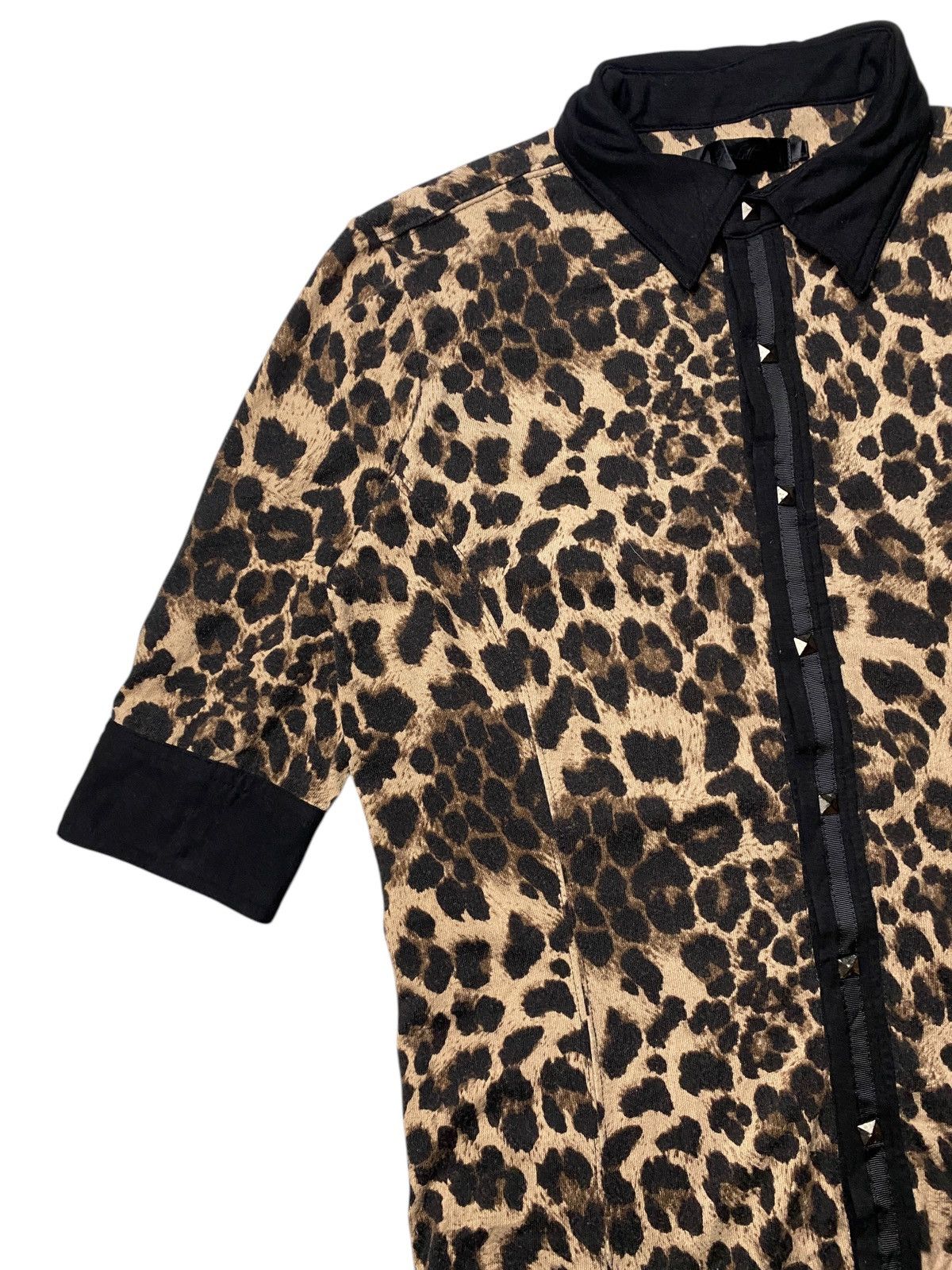 Hysteric Glamour 2000's Roshell Leopard Pattern Skull Shirts Size US M / EU 48-50 / 2 - 5 Thumbnail