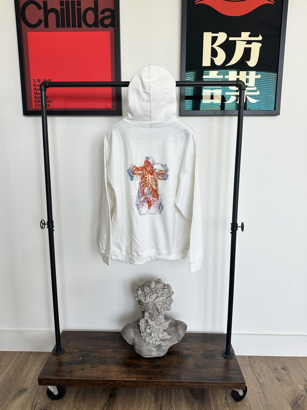 Japanese Brand Justice Hyperdrama Hoodie - White Size US L / EU 52-54 / 3 - 4 Thumbnail