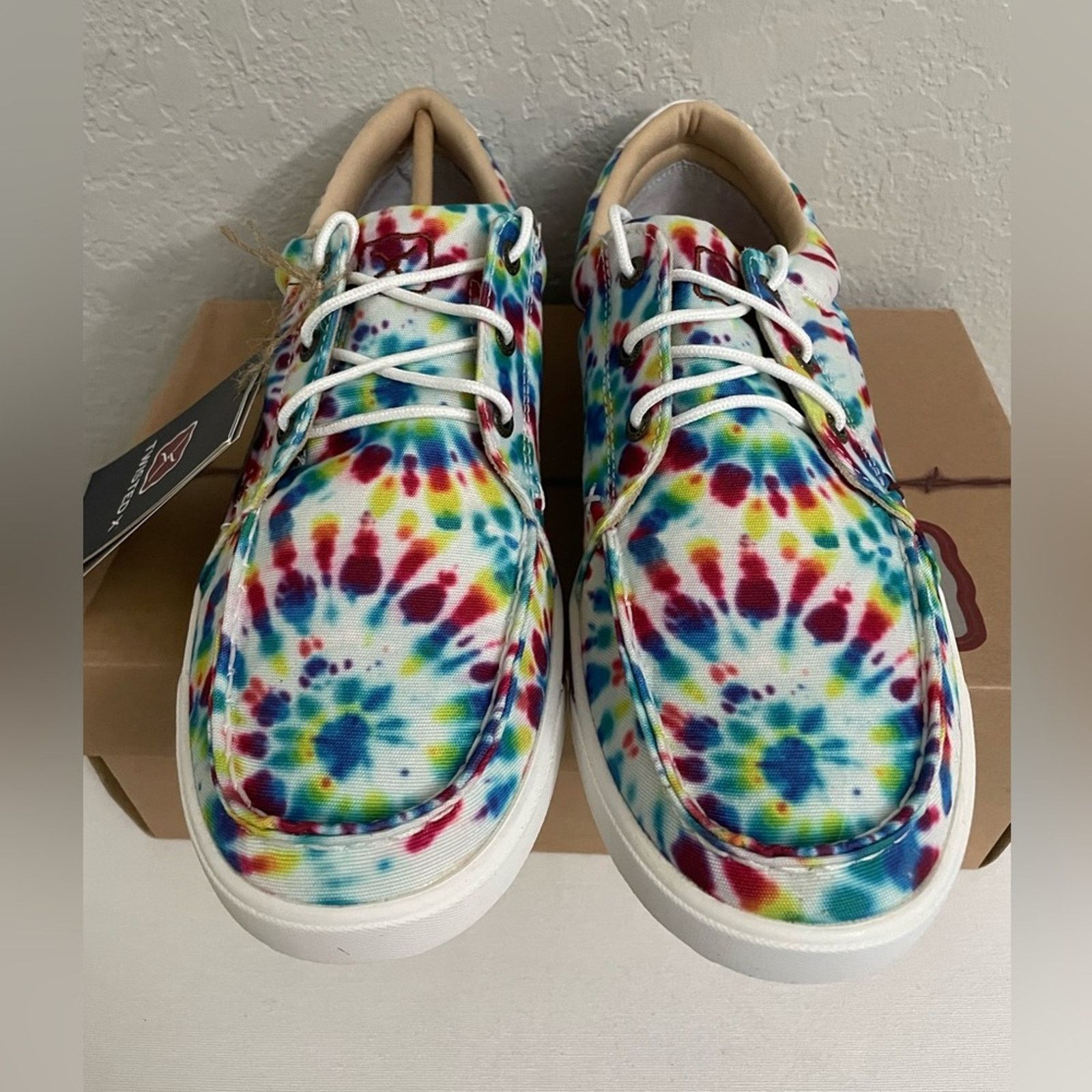 Twisted X Twisted X Women's Multi Tie-Dye Shoes Moc Toe Size 11 Size US 11 / IT 41 - 2 Thumbnail
