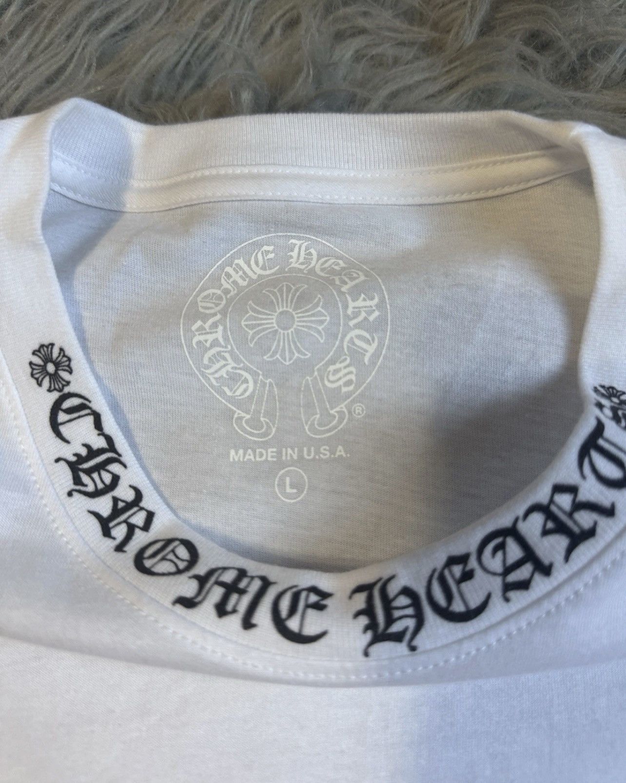 Chrome Hearts Chrome Hearts Neck Logo T-Shirt Size US L / EU 52-54 / 3 - 4 Thumbnail