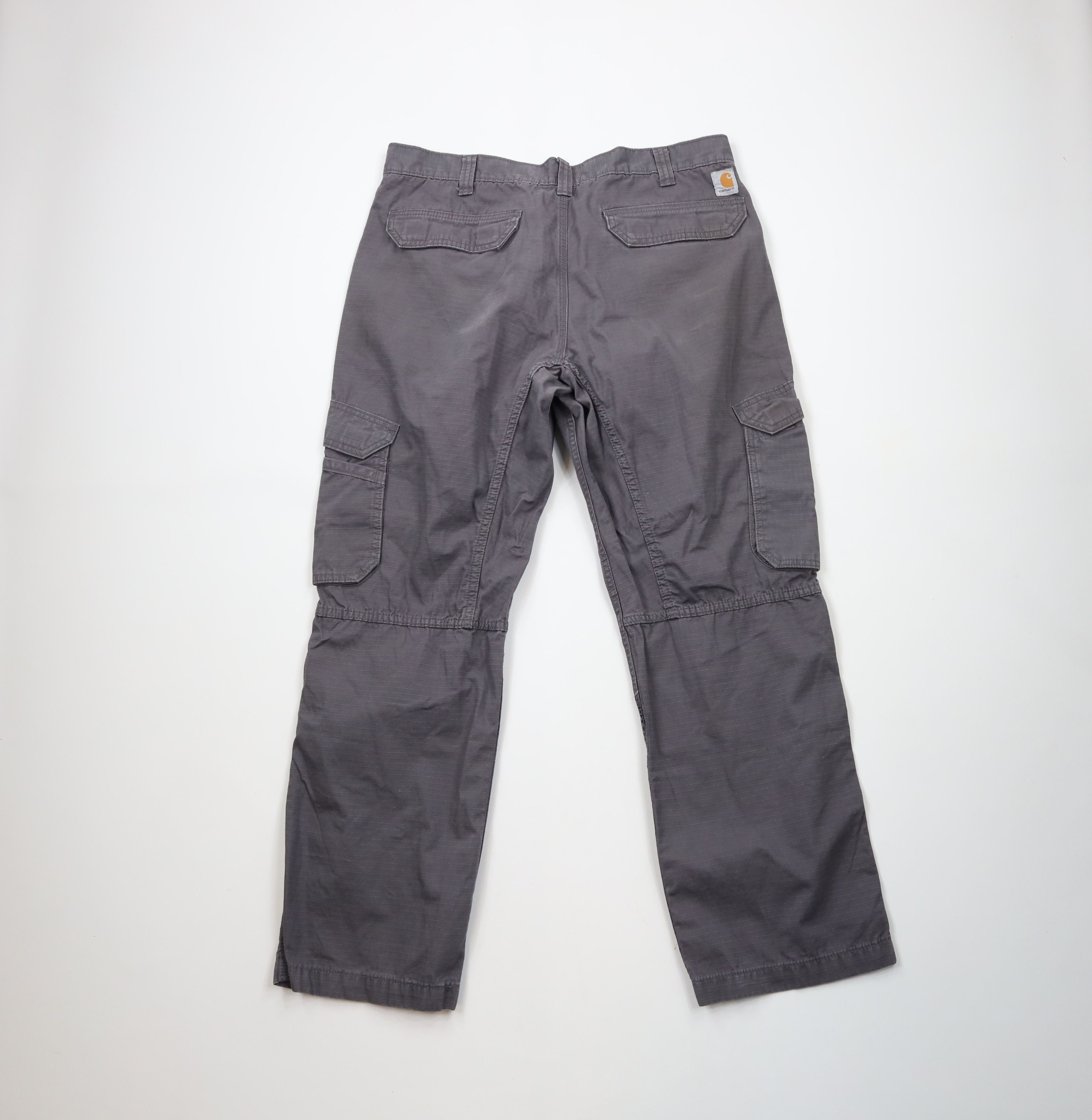 Carhartt Vintage Carhartt Relaxed Fit Ripstop Cargo Pants Gray Size US 38 / EU 54 - 10 Thumbnail