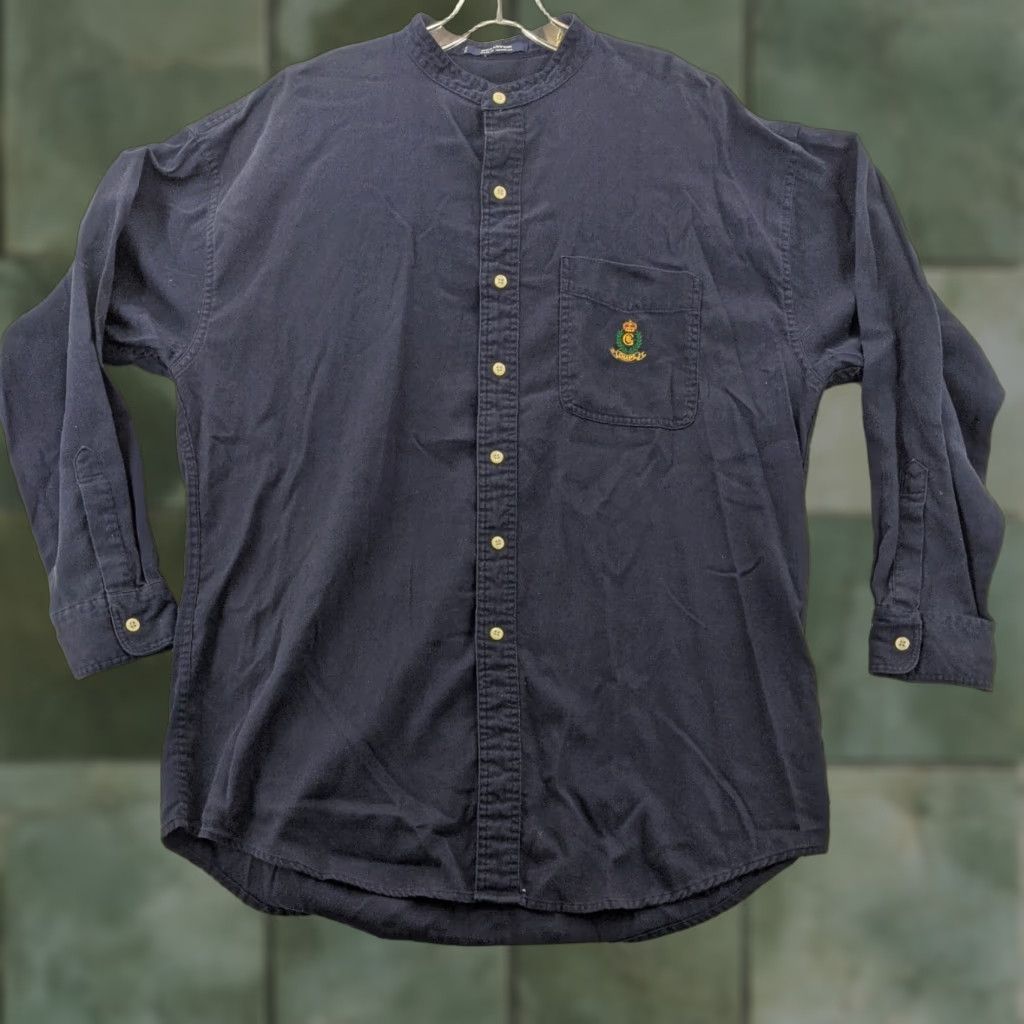Chaps VINTAGE Ralph Lauren CHAPS Shirt Mens Large Button Up Cotton 90s 80s Size US L / EU 52-54 / 3 - 1 Thumbnail