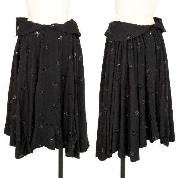 Comme des Garcons Comme Des Garcons size S Black Retro Design Skirt Size 24" / US 00 / IT 34 - 1 Thumbnail