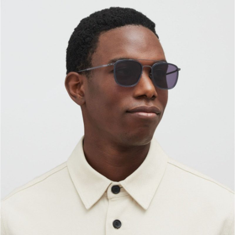Mykita Mykita Unisex Blackberry/Deep Ocean Jeppe Sunglasses Size ONE SIZE - 9 Thumbnail