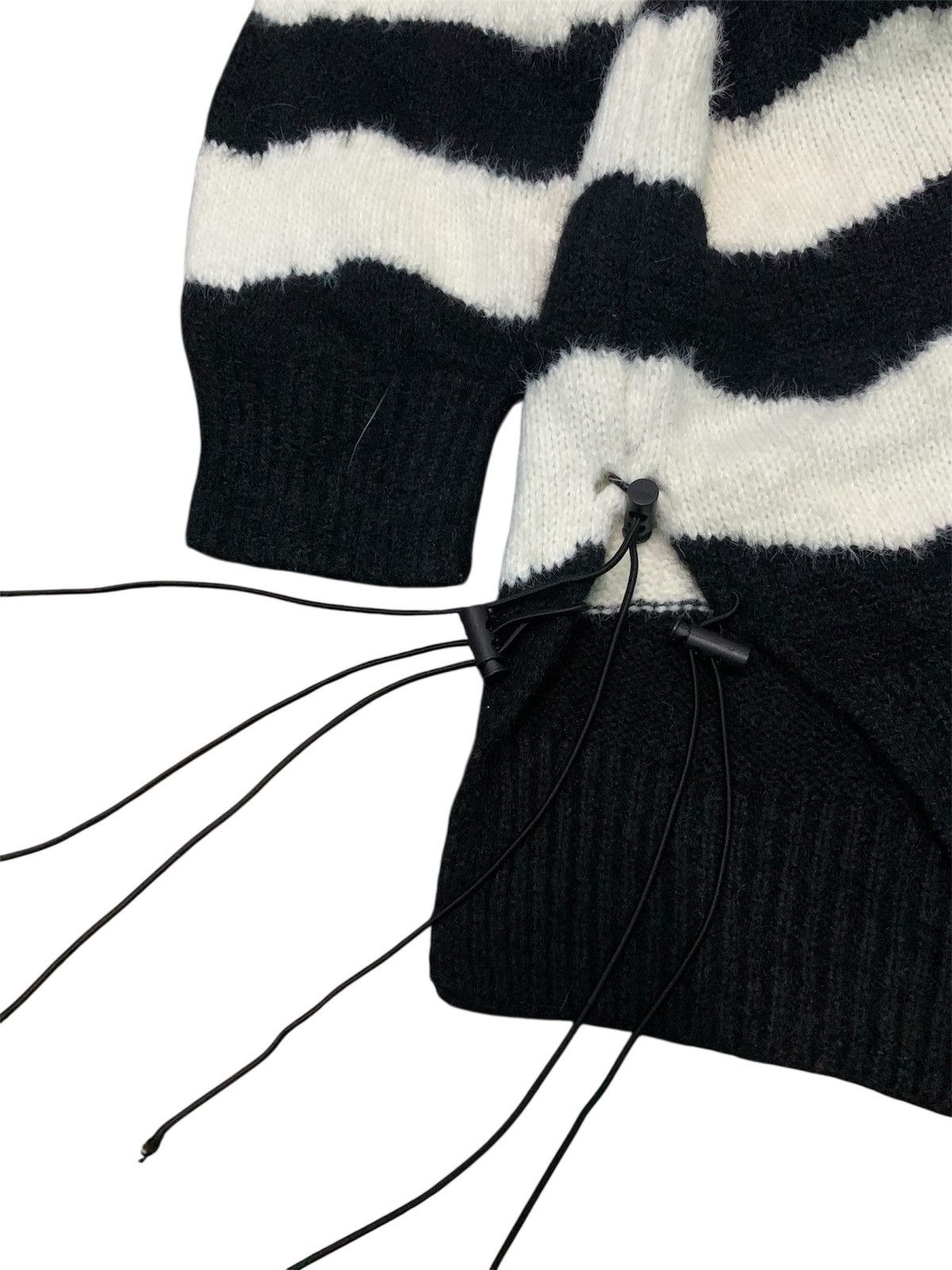 Japanese Brand 💥Japanese Mohir Knit Jumper Style Number9 Stripe Shirt Size US L / EU 52-54 / 3 - 6 Thumbnail