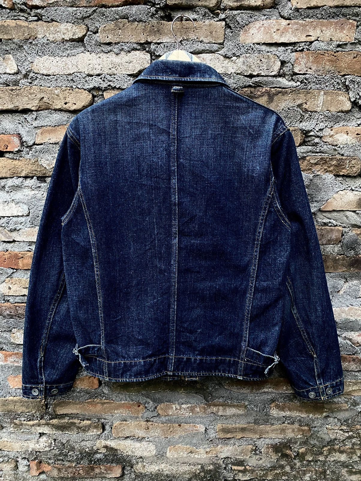 Japanese Brand × Uniqlo × Vintage 🇯🇵Uniqlo Vintage Denim Zipper Jacket🇯🇵 Size US L / EU 52-54 / 3 - 8 Thumbnail
