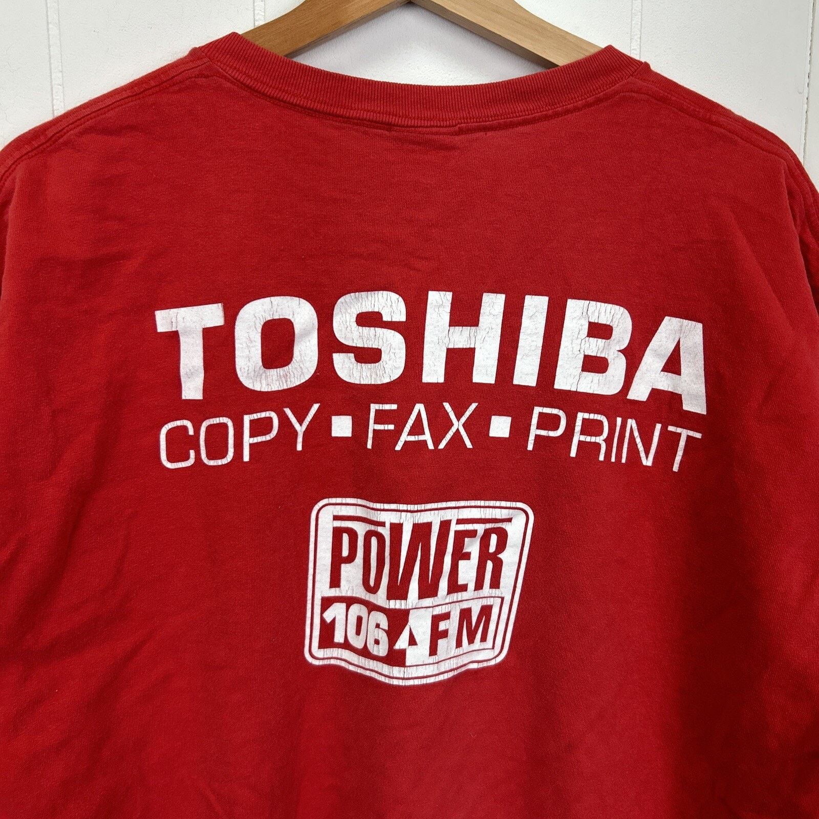 Fruit Of The Loom MLB Anaheim Angels Baseball Power 106 Toshiba T-Shirt XL Size US XL / EU 56 / 4 - 5 Thumbnail