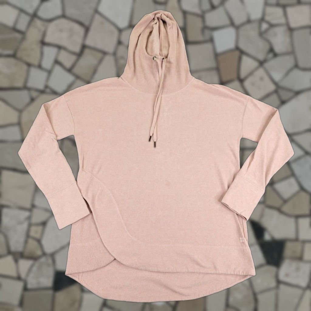 Sweaty Betty VINTAGE Sweaty Betty Women's Hoodie XL Pink Thermal Pullover Sweatshirt Activewear Casual Outdoor Women Size XL / US 12-14 / IT 48-50 - 1 Thumbnail