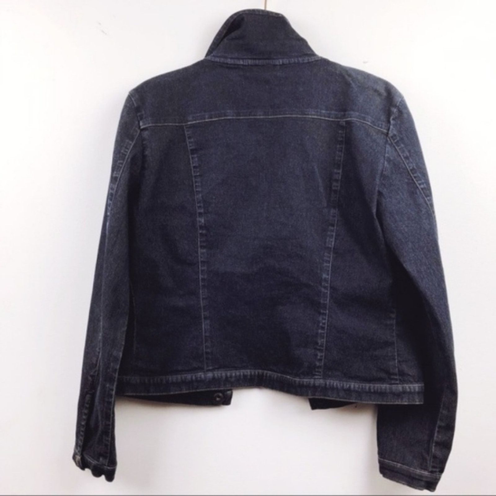 Other Halogen Blue Denim Jean Jacket Size S / US 4 / IT 40 - 4 Thumbnail