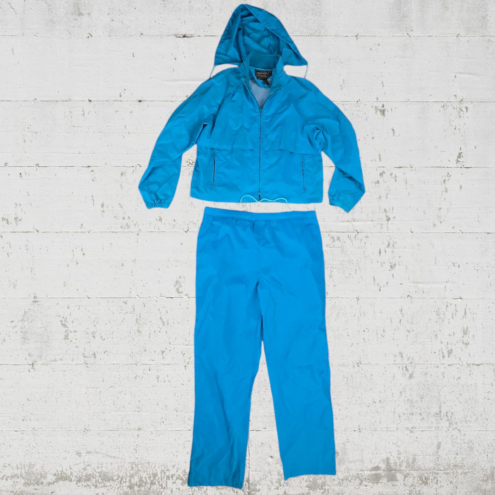 Eddie Bauer Vintage Eddie Bauer Blue Windbreaker Set Size Large Size 34" / US 12 / IT 48 - 3 Thumbnail