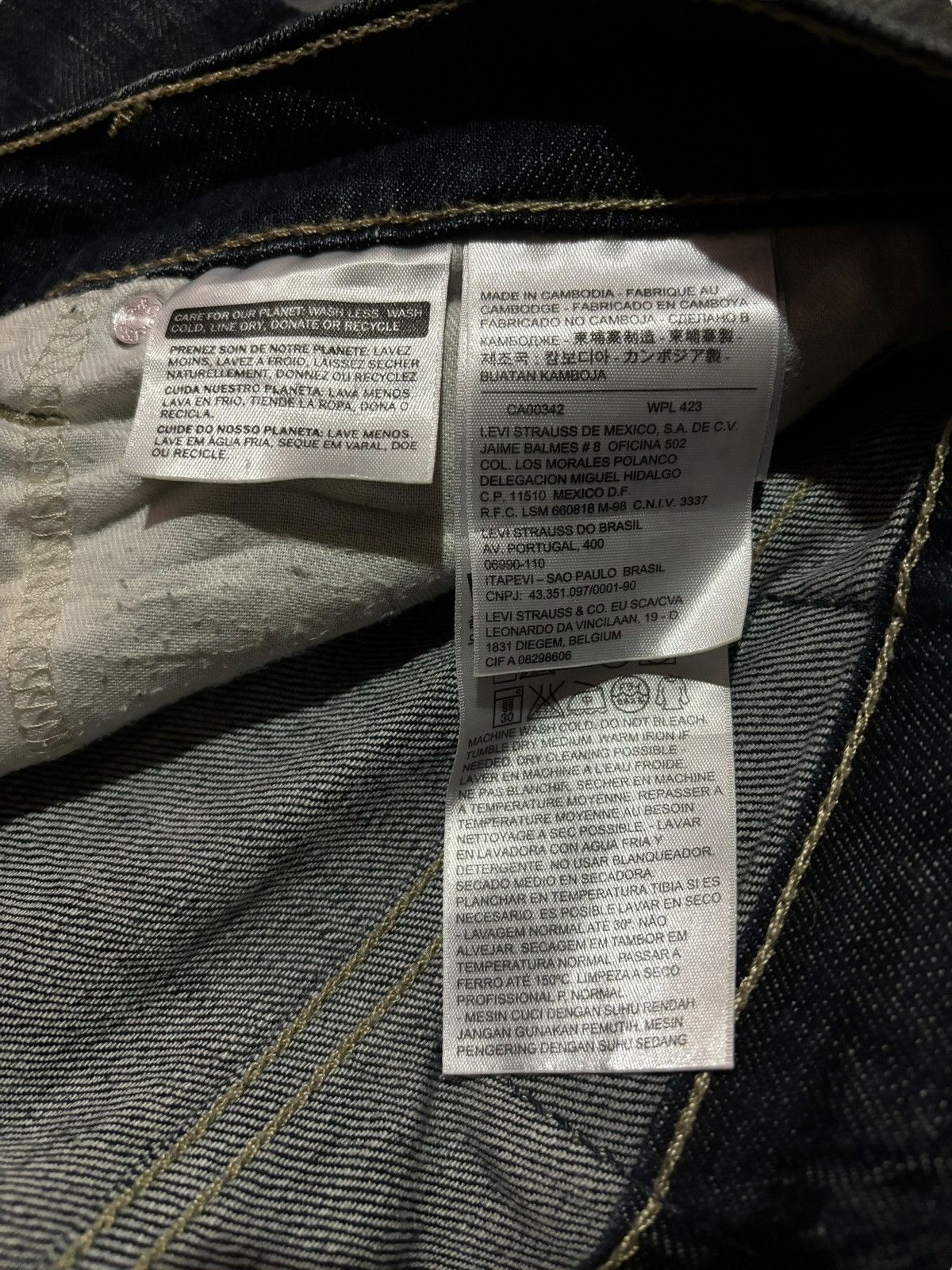 Levi's × Vintage Y2k Vintage Levi’s Lot 511 Faded Straight Cut Jeans Size US 31 - 9 Thumbnail