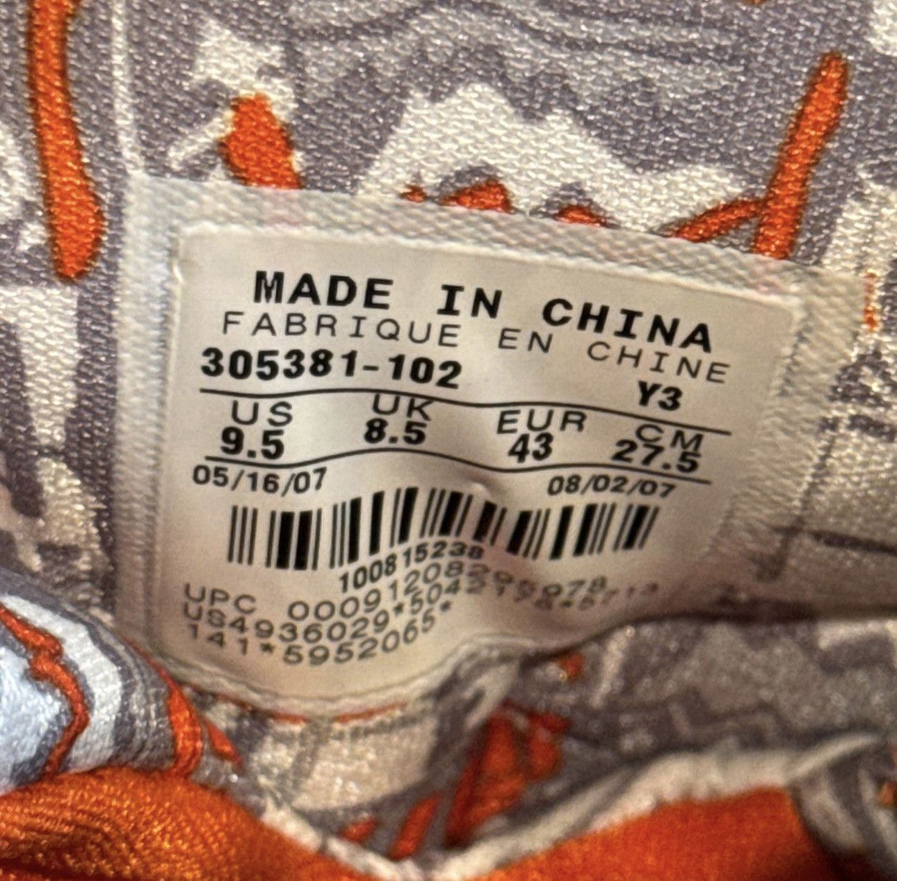 Nike Air Jordan 8 Orange Blaze Size US 9.5 / EU 42-43 - 6 Thumbnail