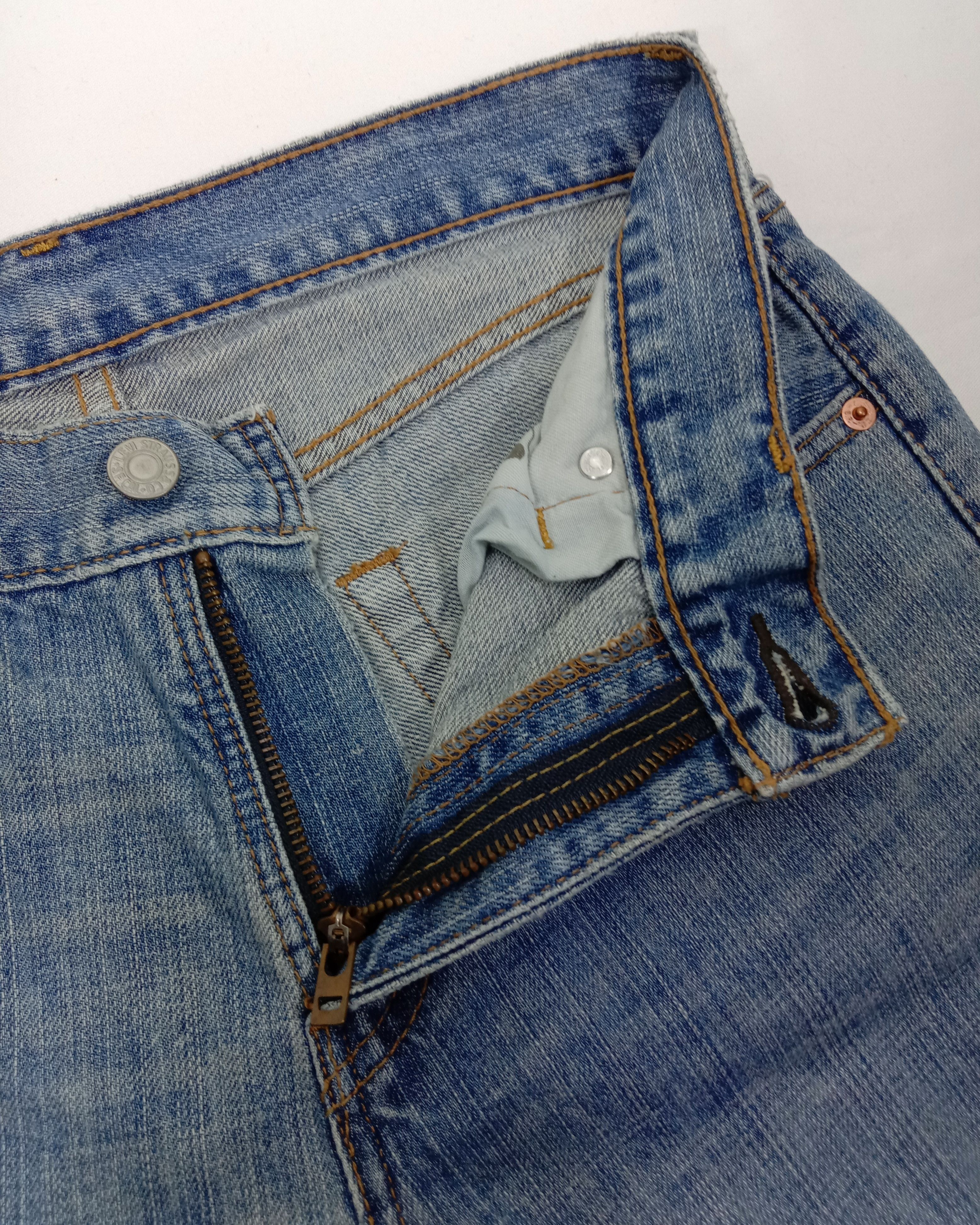 Levi's Vintage Levi's 527 Flare Jeans Blue Wash Denim Size 29" - 9 Thumbnail