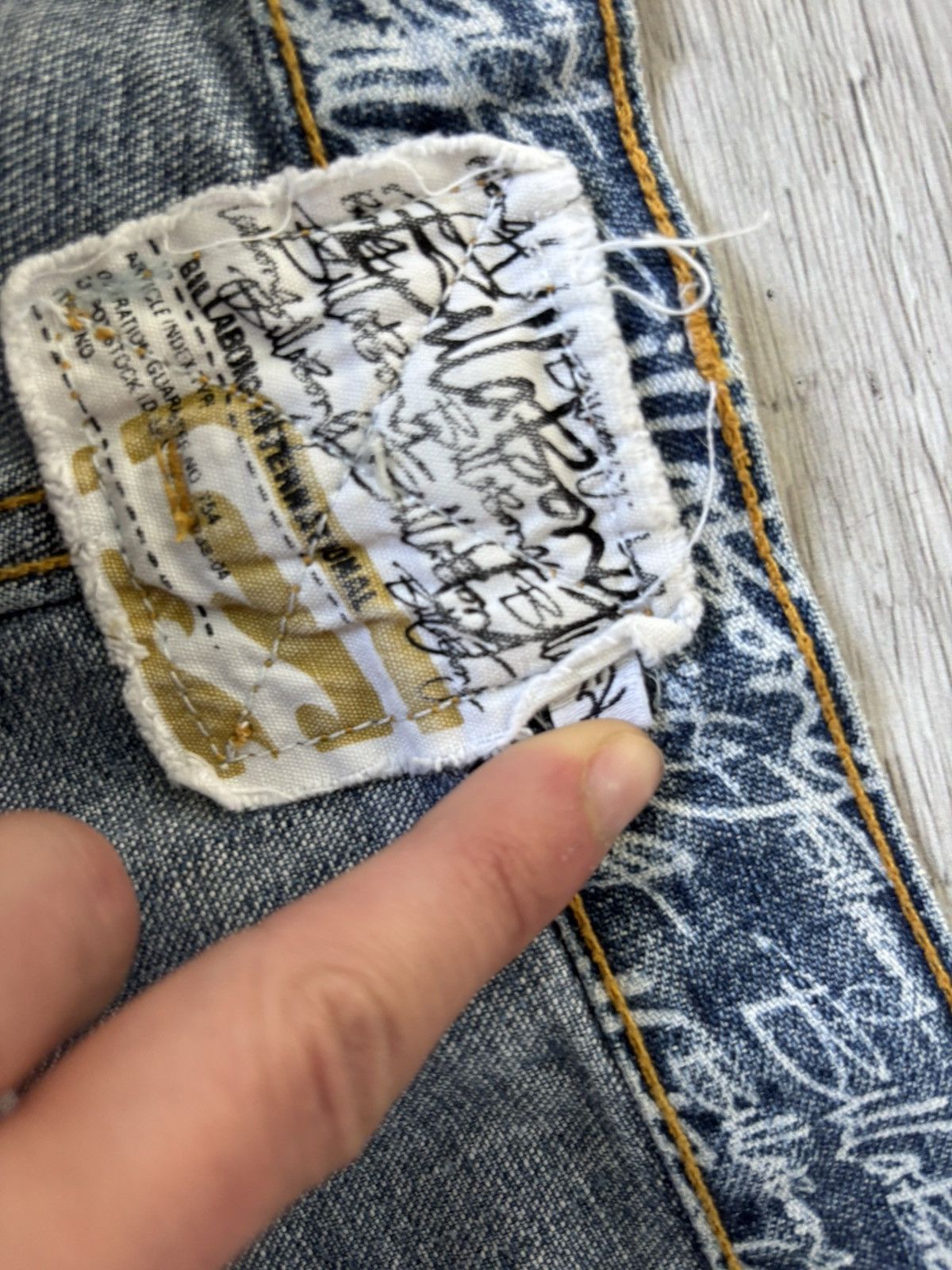 Japanese Brand 💥 HYSTERIC GLAMOUR BALENCIAGA STYLE JAPANESE JEANS Size US 32 / EU 48 - 9 Thumbnail
