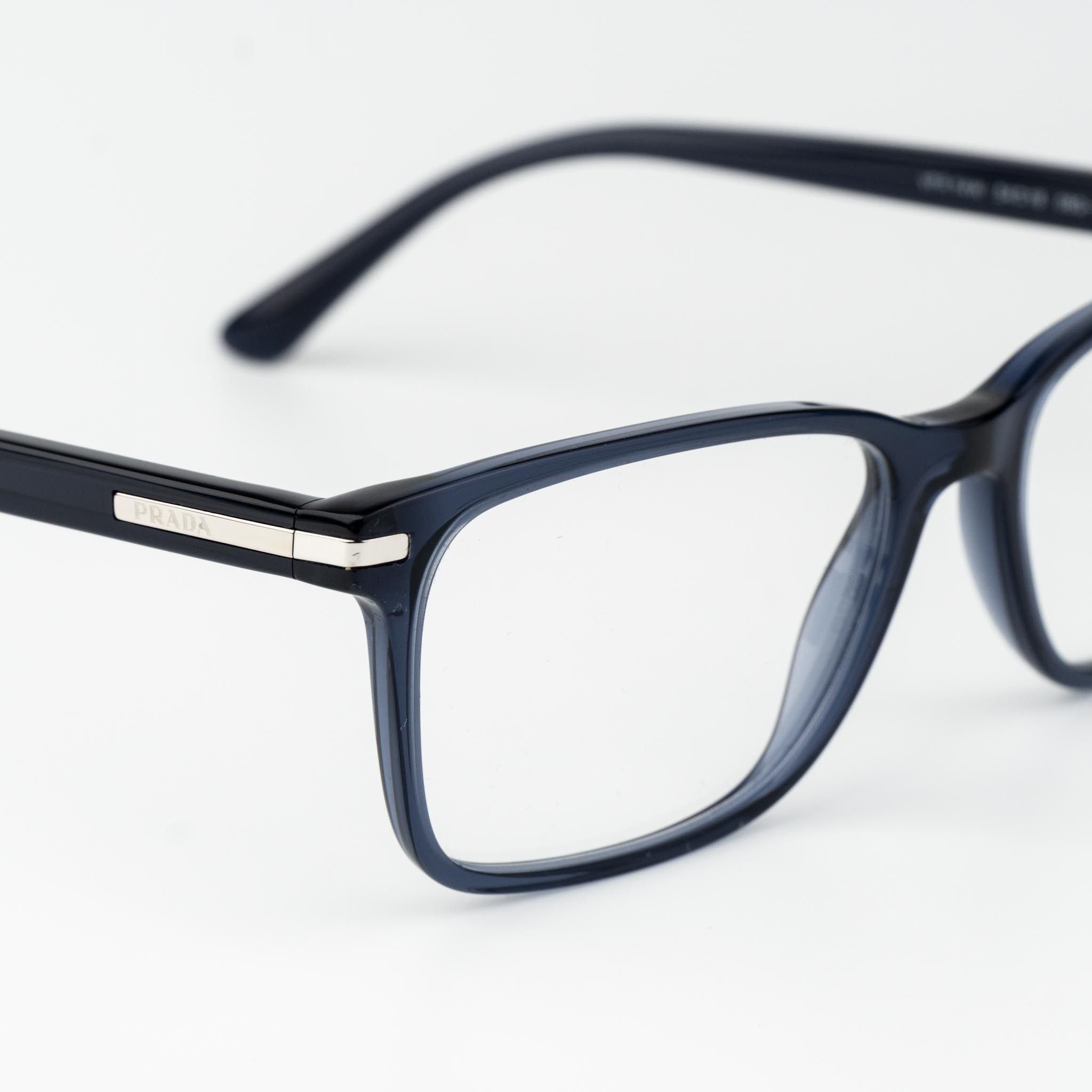 Prada Prada Men Eyeglasses Square Unisex PR14WV 08Q1O1 BRAND NEW Size ONE SIZE - 6 Thumbnail