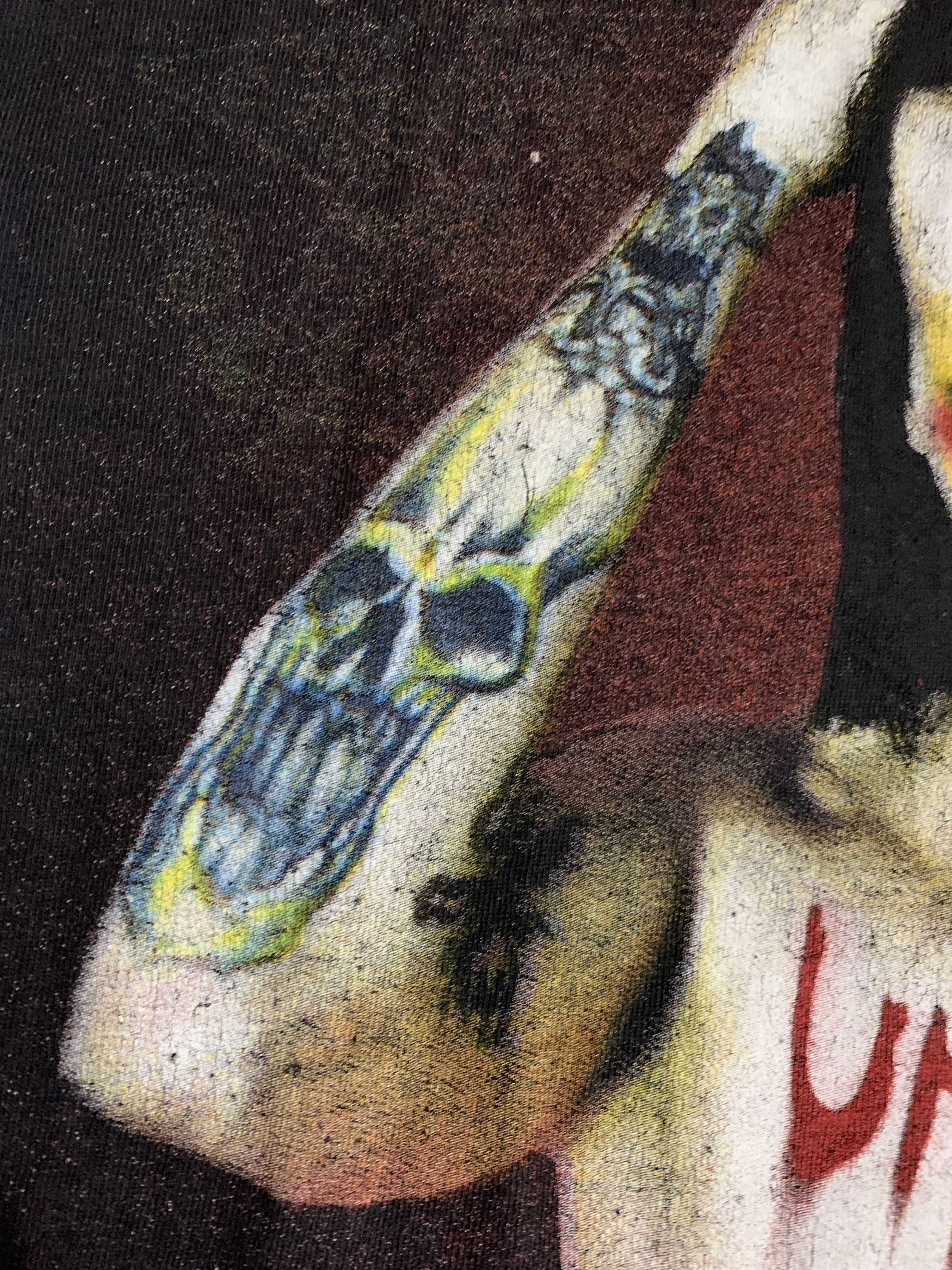 Band Tees × Vintage Vintage Marilyn Manson T Shirt Tee Unsafe Tour Crazy 90s Size US S / EU 44-46 / 1 - 6 Thumbnail