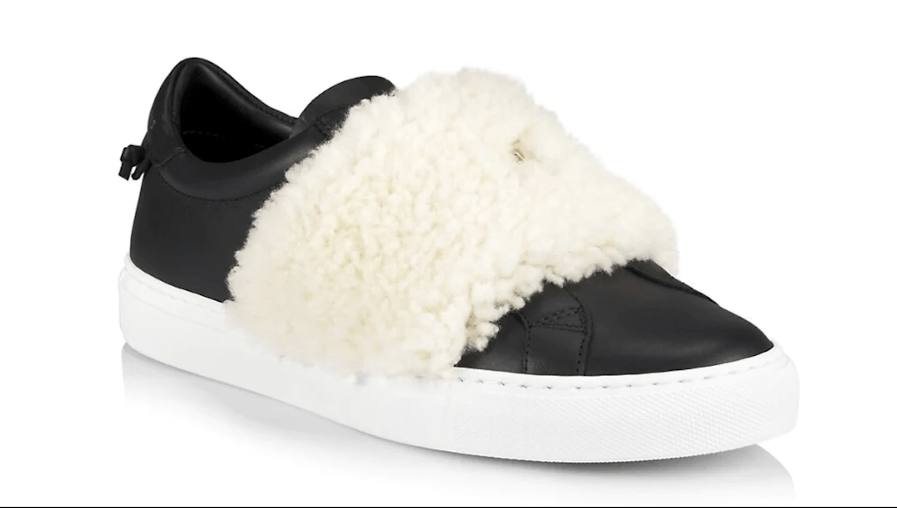 Givenchy New Givenchy Men's Urban Sherpa-Strap Low-Top Sneakers Size US 10 / EU 43 - 5 Thumbnail